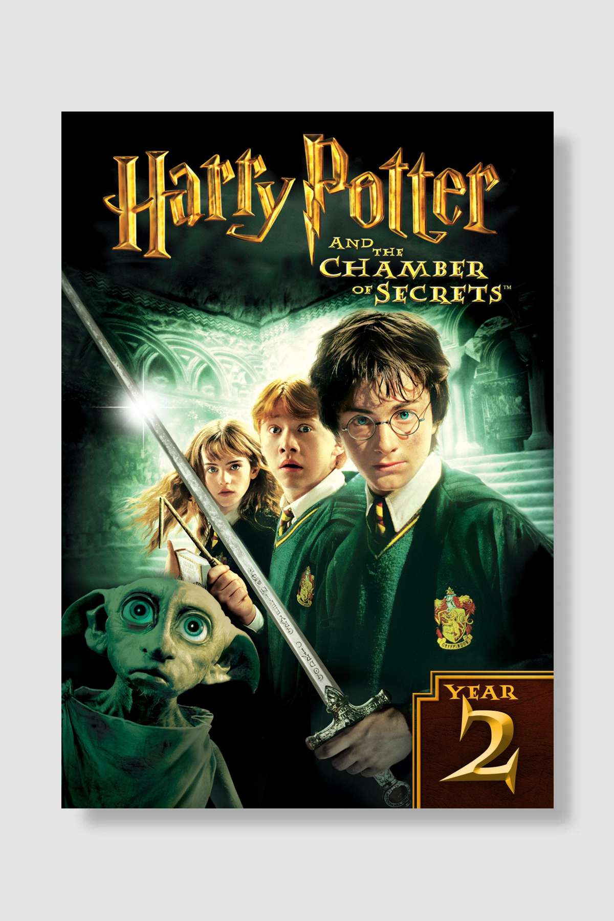 Harry Potter ve Sırlar Odası - Harry Potter and the Chamber of Secrets Film Poster Çerçevesiz Yüksek Kalite Film Afiş Duvar Poster