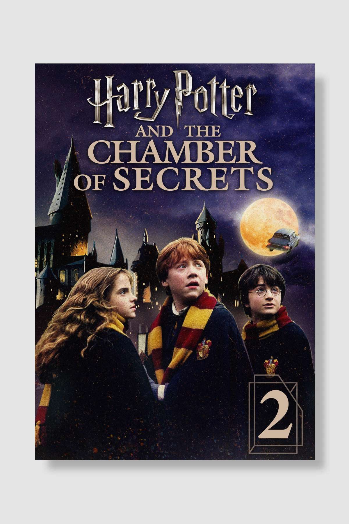 Harry Potter ve Sırlar Odası - Harry Potter and the Chamber of Secrets Film Poster Çerçevesiz Yüksek Kalite Film Afiş Duvar Poster