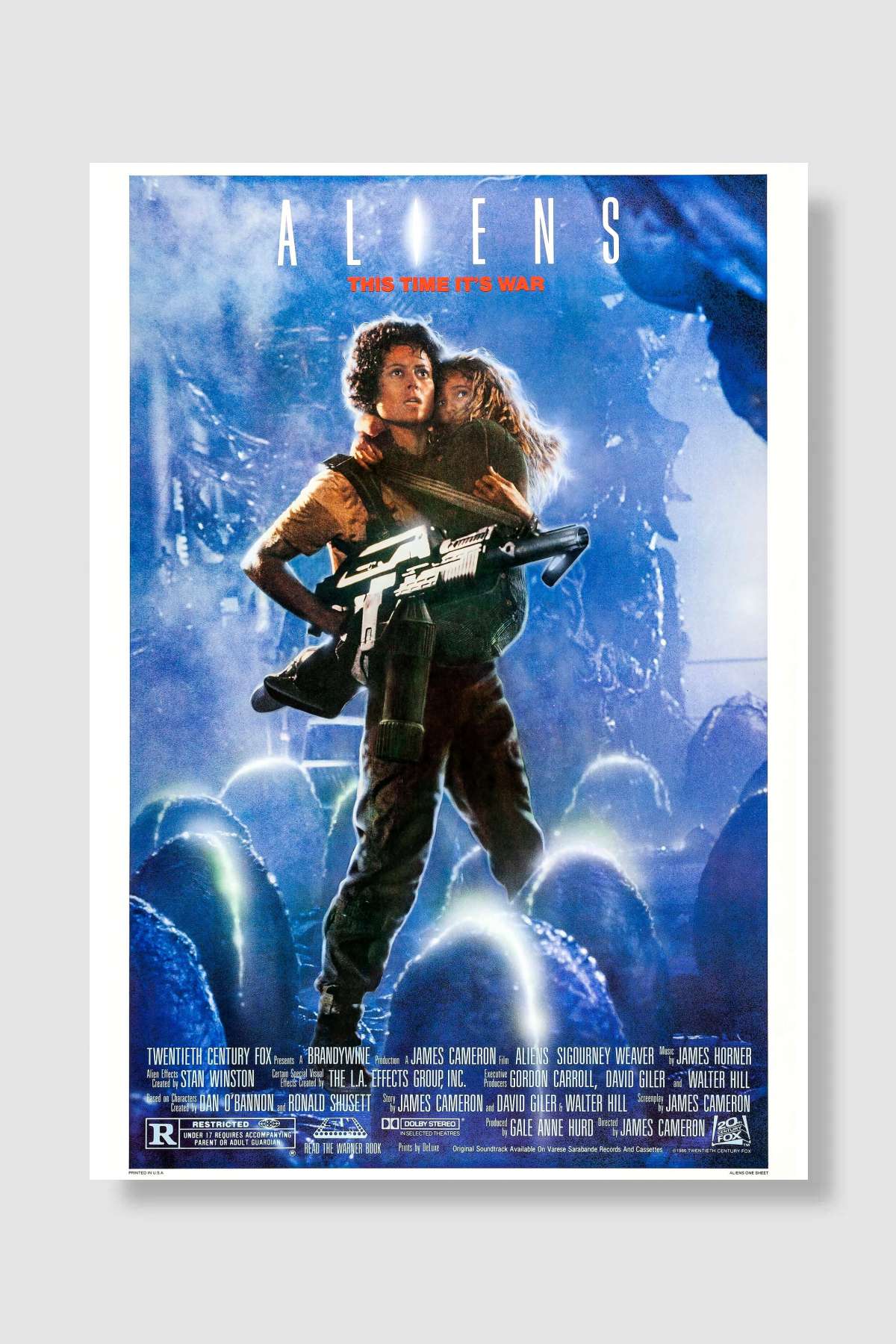 Yaratığın Dönüşü - Aliens Film Poster Çerçevesiz Yüksek Kalite Film Afiş Duvar Poster