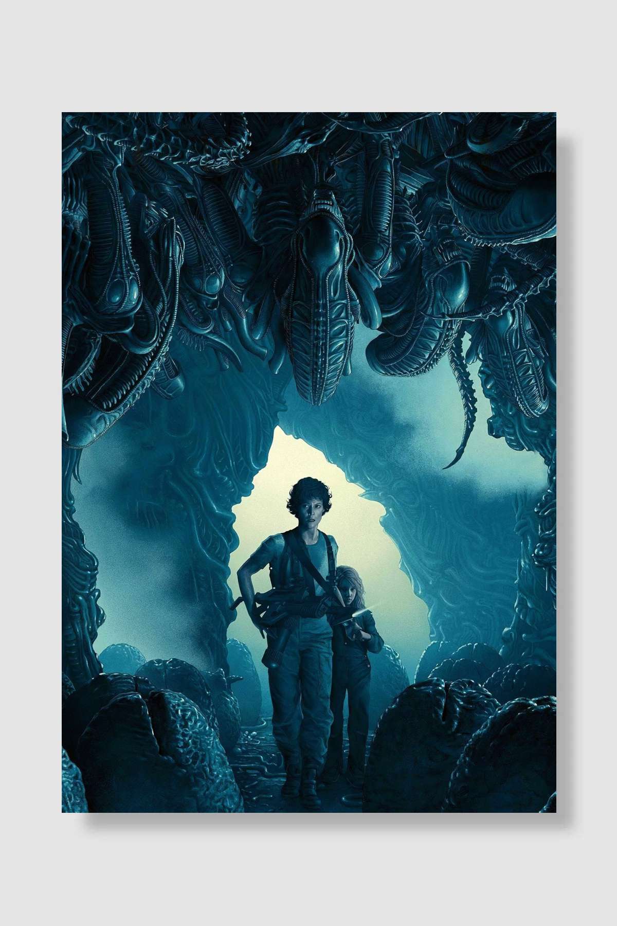 Yaratığın Dönüşü - Aliens Film Poster Çerçevesiz Yüksek Kalite Film Afiş Duvar Poster