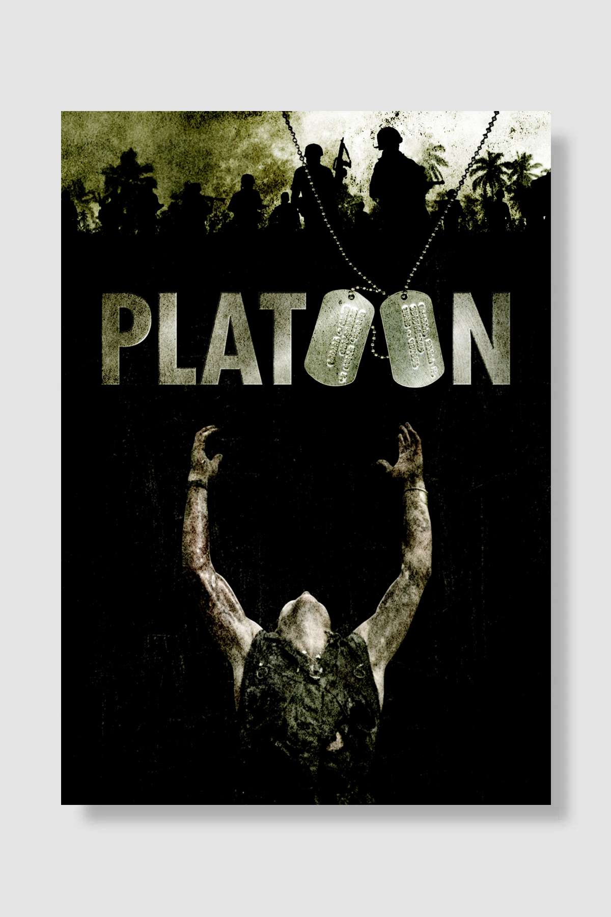 Müfreze - Platoon Film Poster Çerçevesiz Yüksek Kalite Film Afiş Duvar Poster