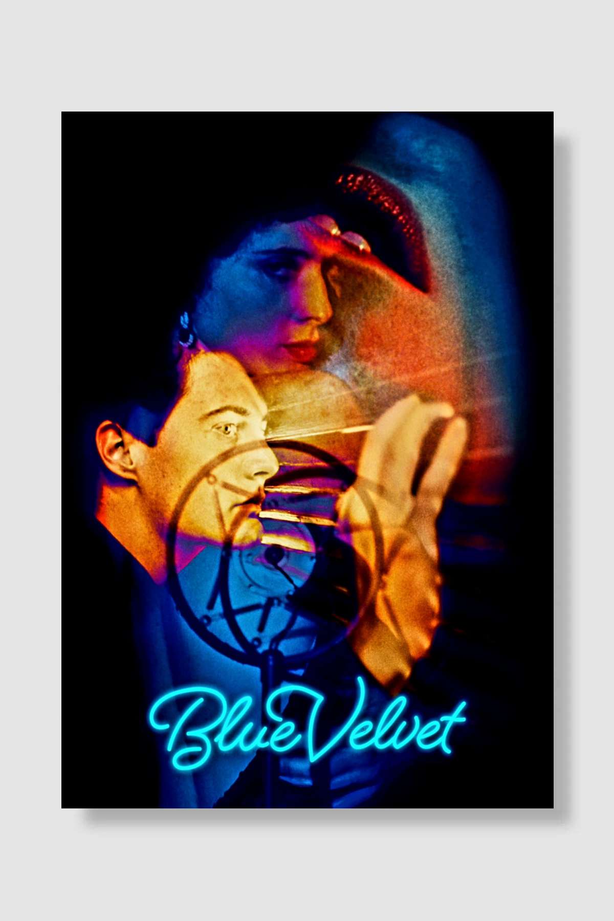 Mavi Kadife - Blue Velvet Film Poster Çerçevesiz Yüksek Kalite Film Afiş Duvar Poster