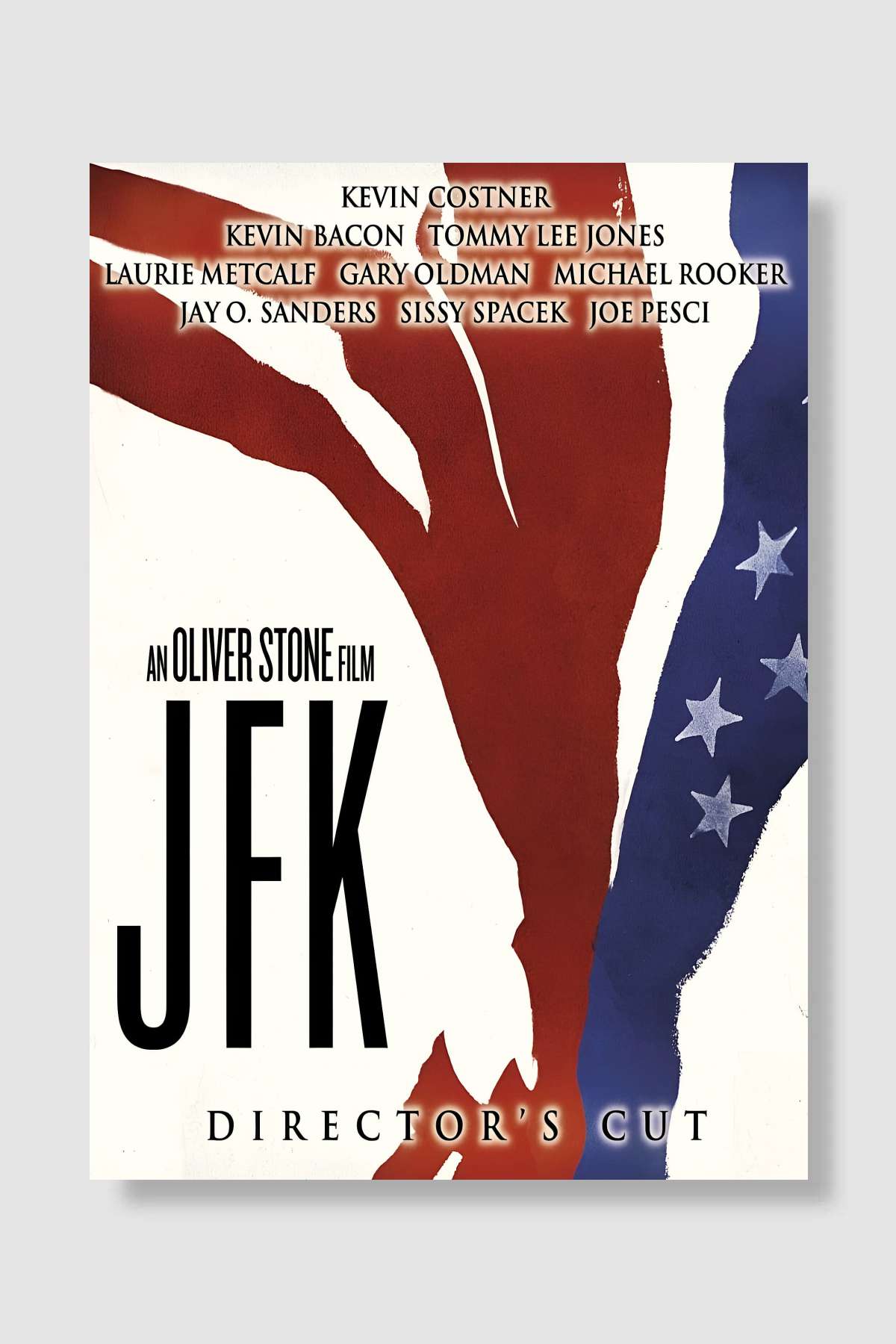 JFK: Kapanmayan Dosya - JFK Film Poster Çerçevesiz Yüksek Kalite Film Afiş Duvar Poster