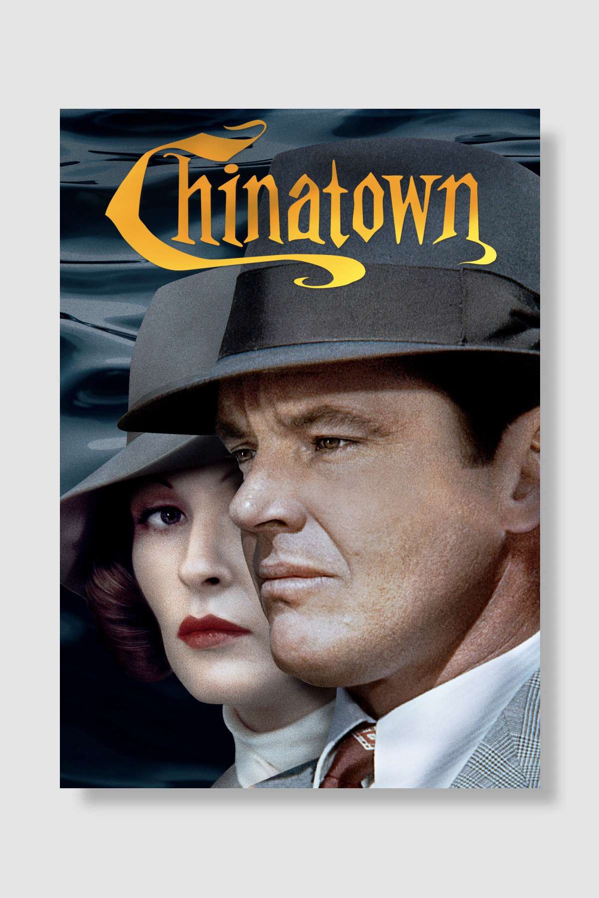 Çin Mahallesi - Chinatown Film Poster Çerçevesiz Yüksek Kalite Film Afiş Duvar Poster - En İyi Fiyatlarla
