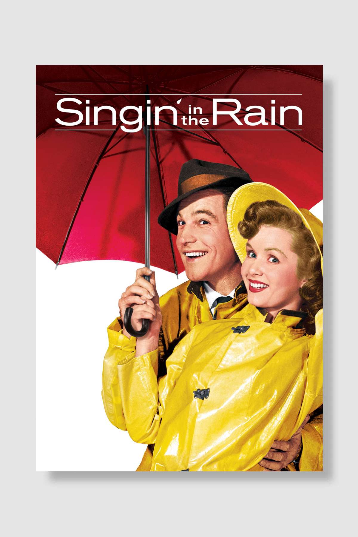 Yağmur Altında - Singin' in the Rain Film Poster Çerçevesiz Yüksek Kalite Film Afiş Duvar Poster
