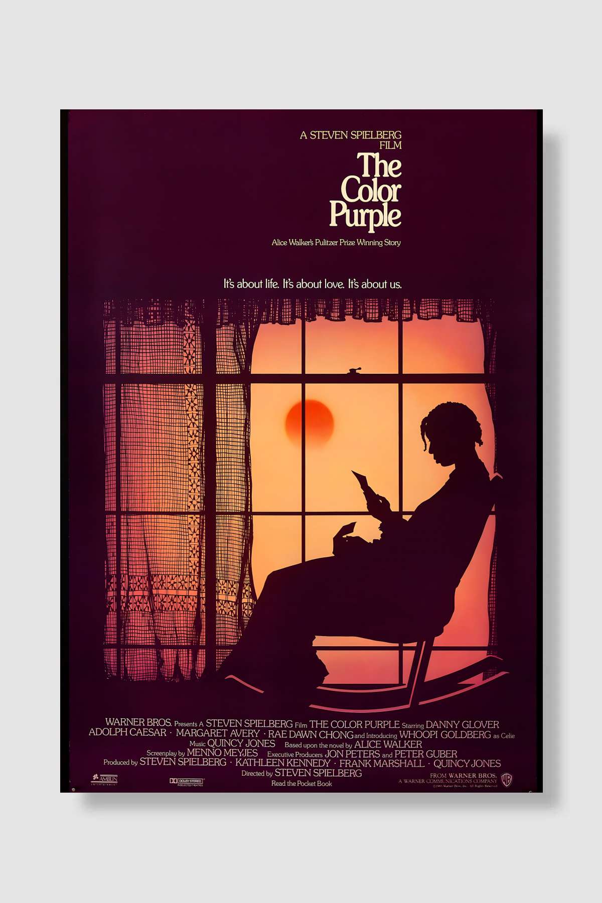 Mor Yıllar - The Color Purple Film Poster Çerçevesiz Yüksek Kalite Film Afiş Duvar Poster