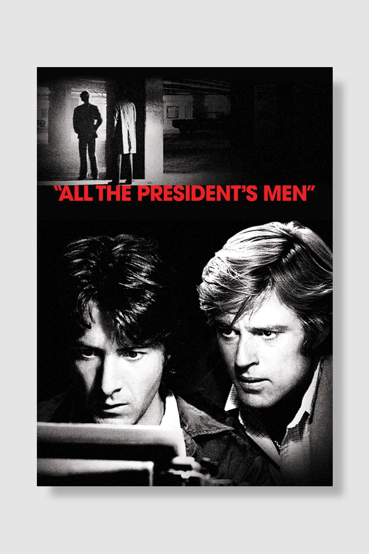 Başkanın Bütün Adamları - All the President's Men Film Poster Çerçevesiz Yüksek Kalite Film Afiş Duvar Poster