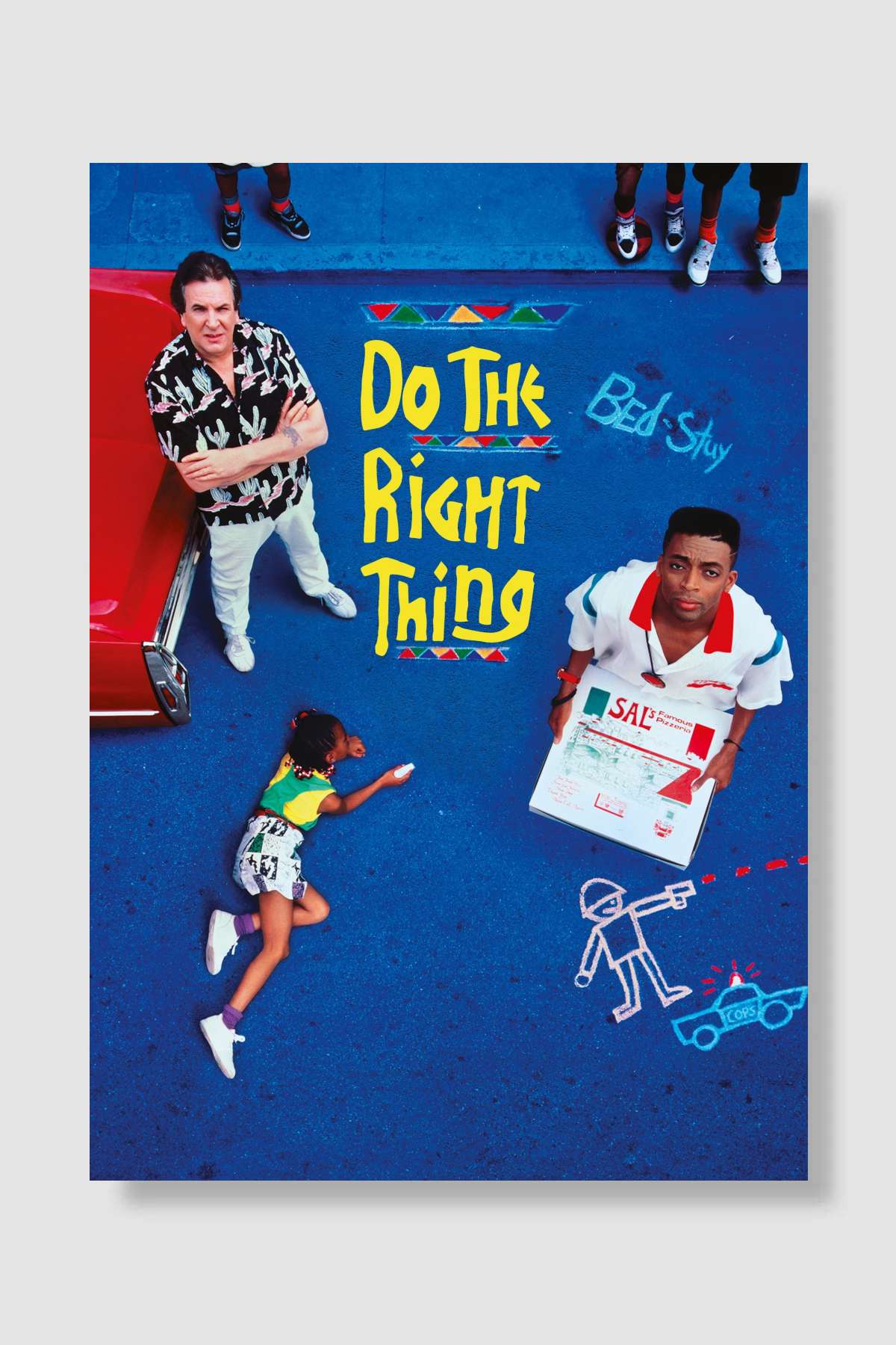 Doğruyu Seç - Do the Right Thing Film Poster Çerçevesiz Yüksek Kalite Film Afiş Duvar Poster