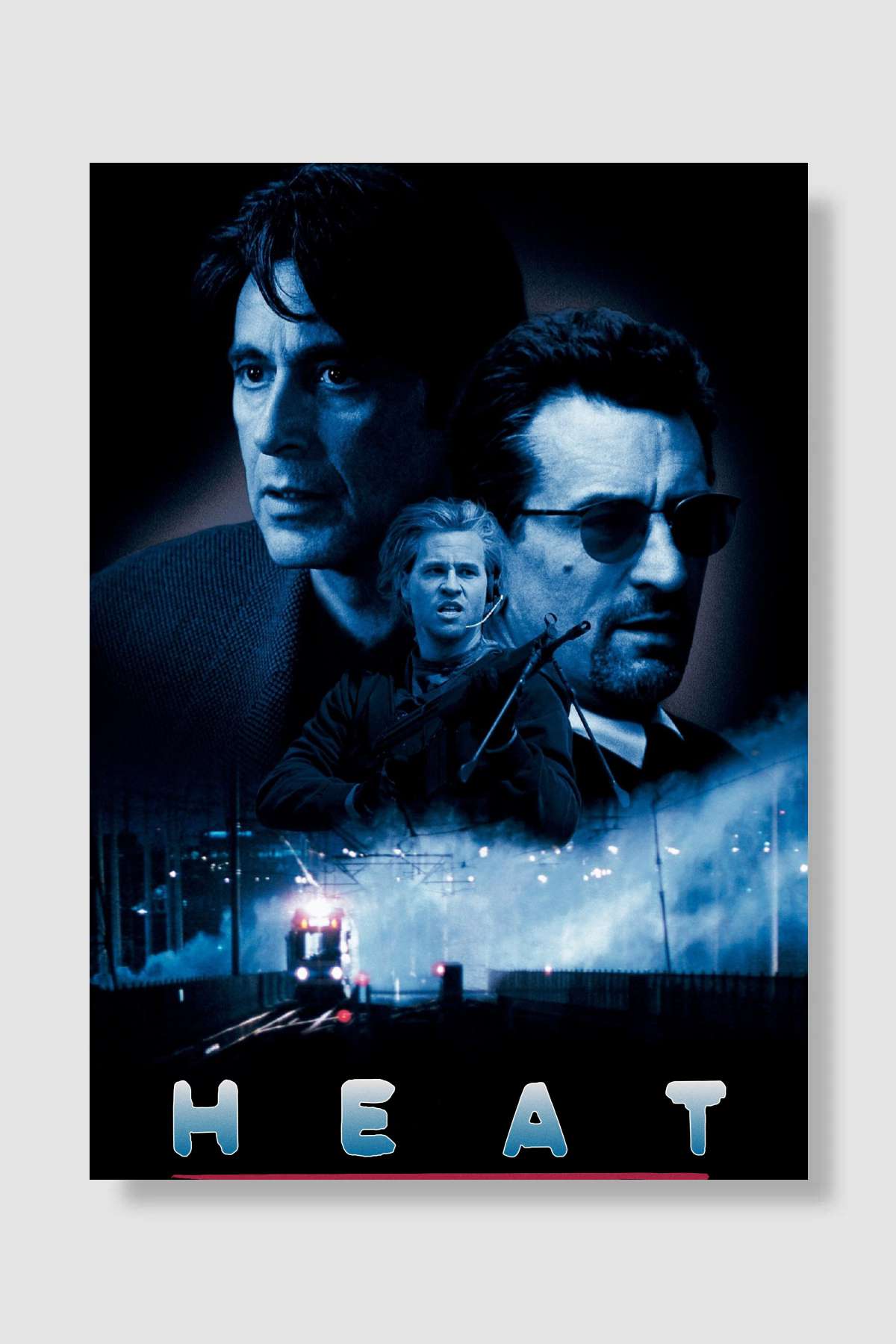 Büyük Hesaplaşma - Heat Film Poster Çerçevesiz Yüksek Kalite Film Afiş Duvar Poster