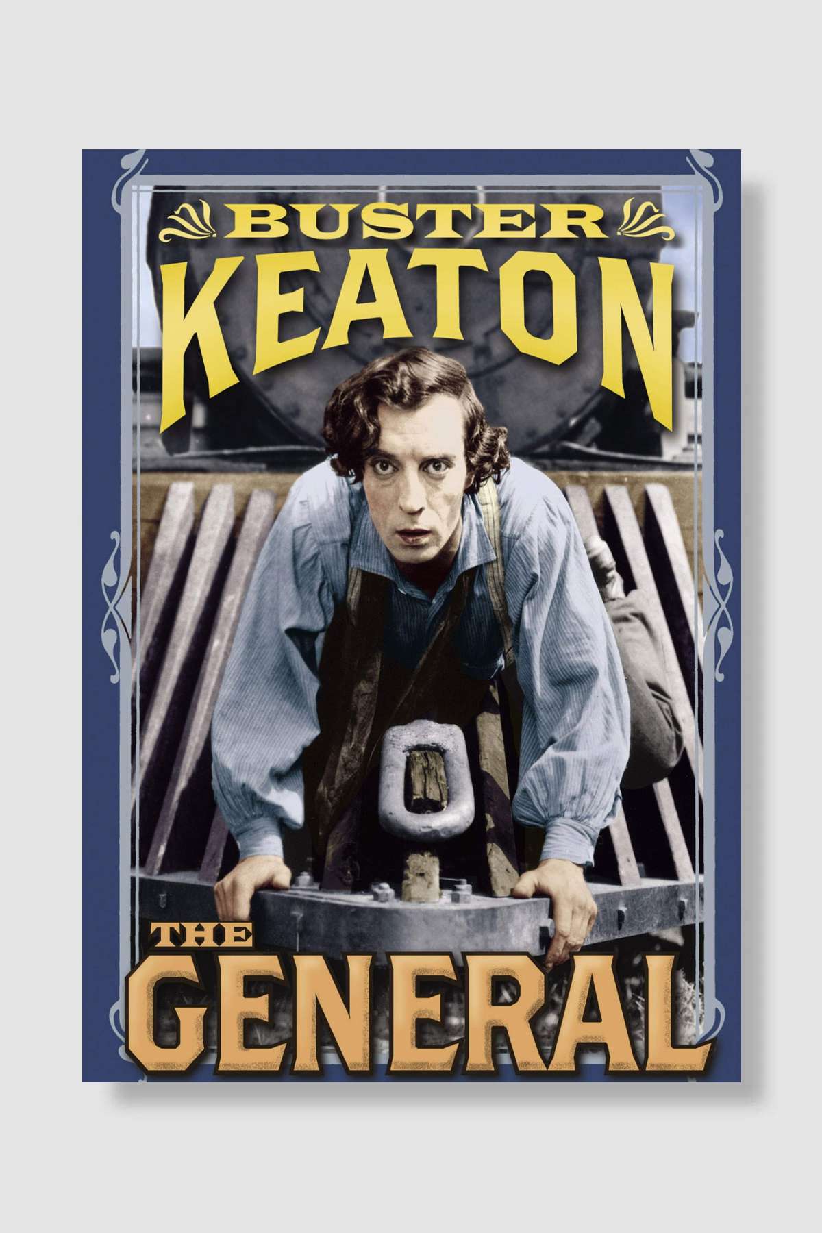 General - The General Film Poster Çerçevesiz Yüksek Kalite Film Afiş Duvar Poster