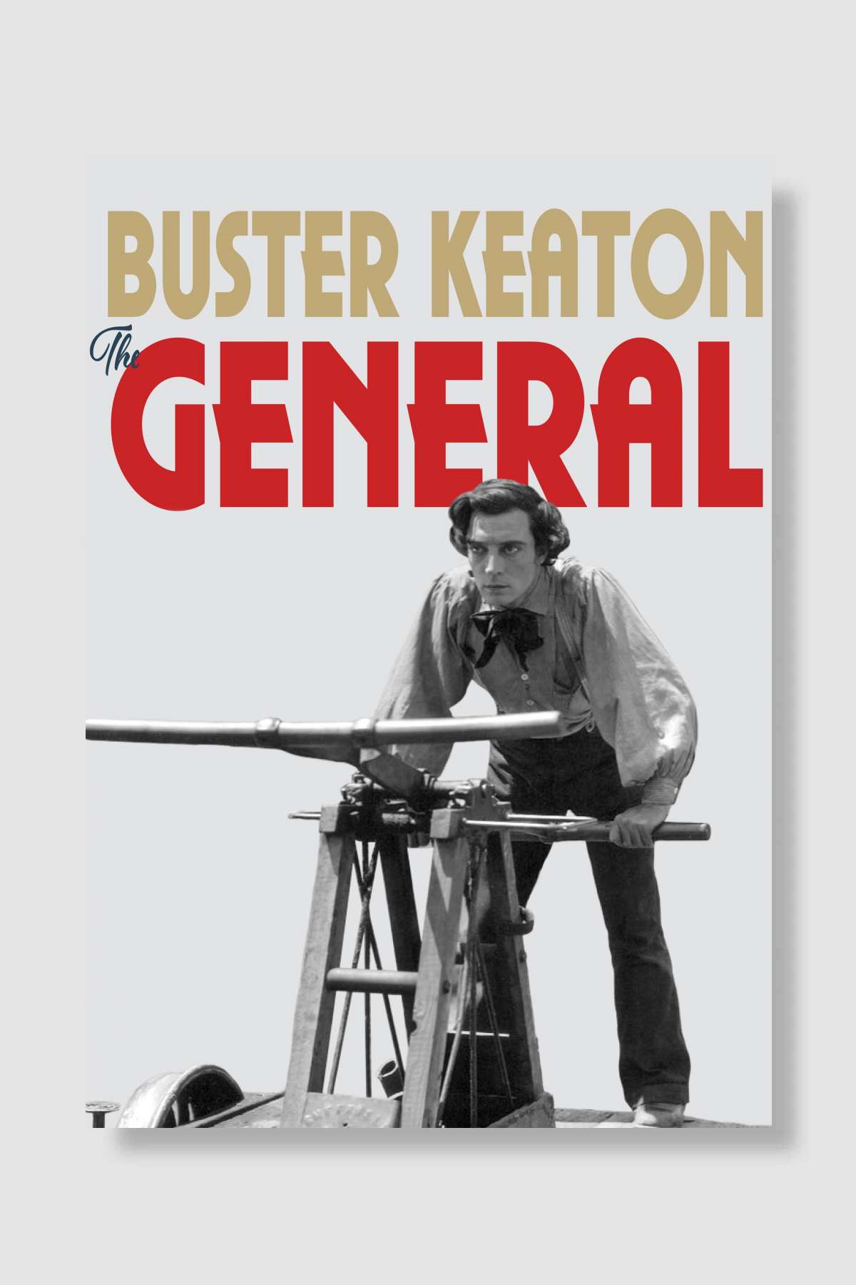 General - The General Film Poster Çerçevesiz Yüksek Kalite Film Afiş Duvar Poster