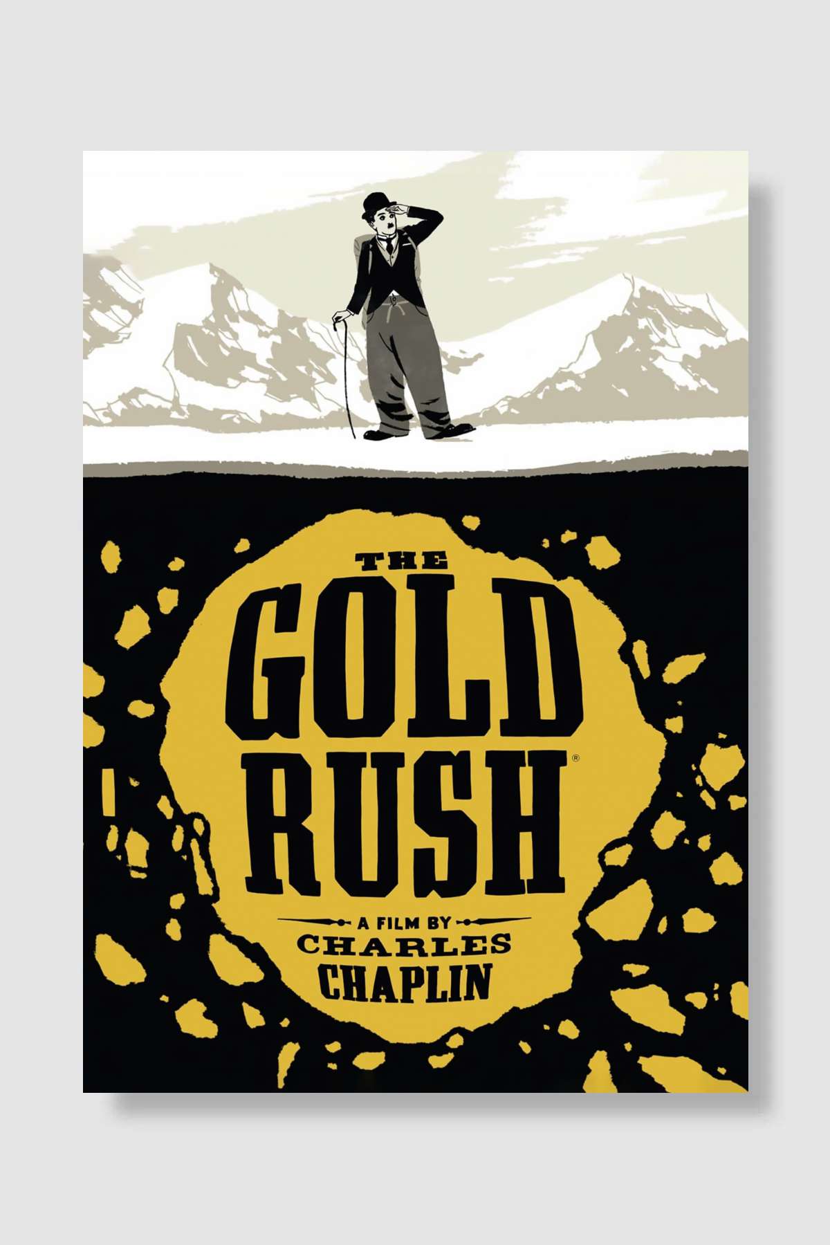 Altına Hücum - The Gold Rush Film Poster Çerçevesiz Yüksek Kalite Film Afiş Duvar Poster