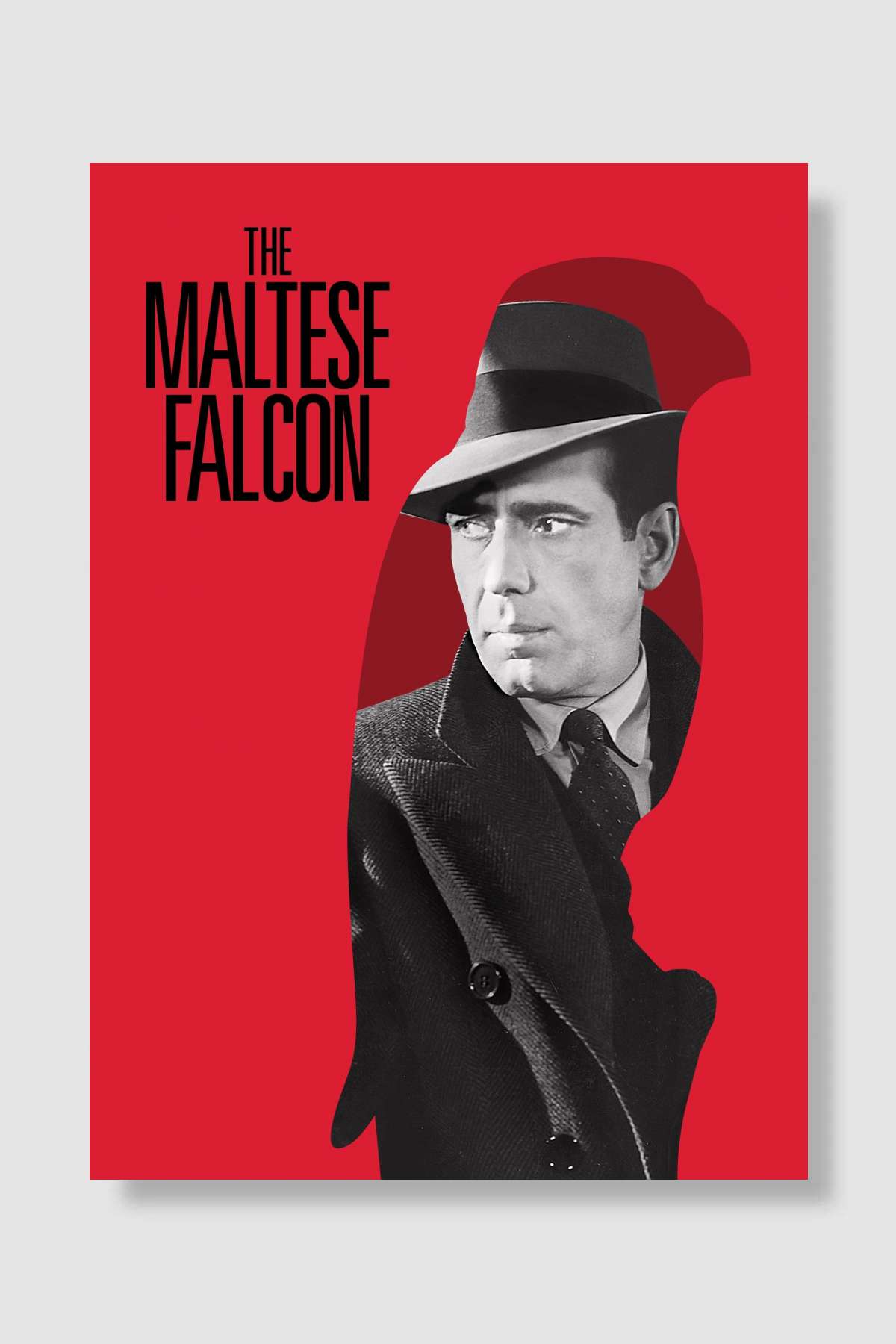 Malta Şahini - The Maltese Falcon Film Poster Çerçevesiz Yüksek Kalite Film Afiş Duvar Poster