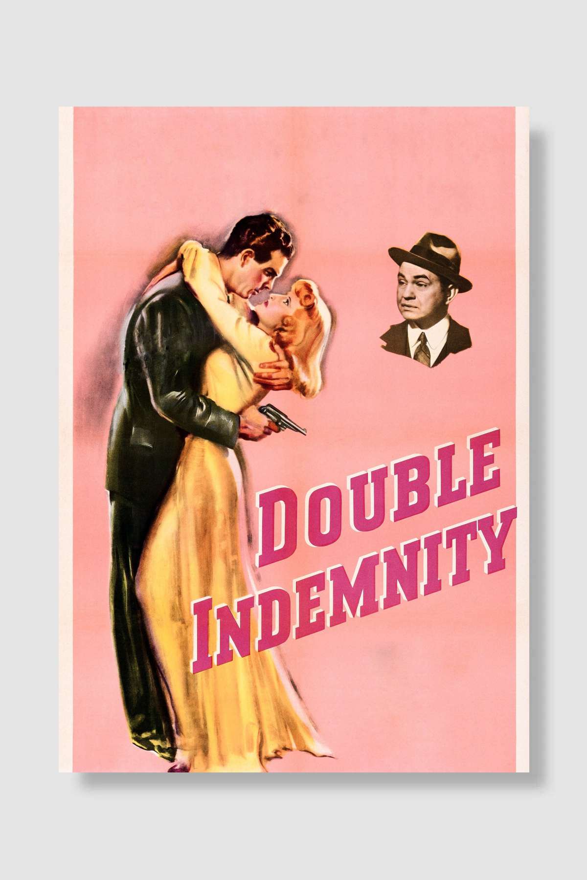 Çifte Tazminat - Double Indemnity Film Poster Çerçevesiz Yüksek Kalite Film Afiş Duvar Poster