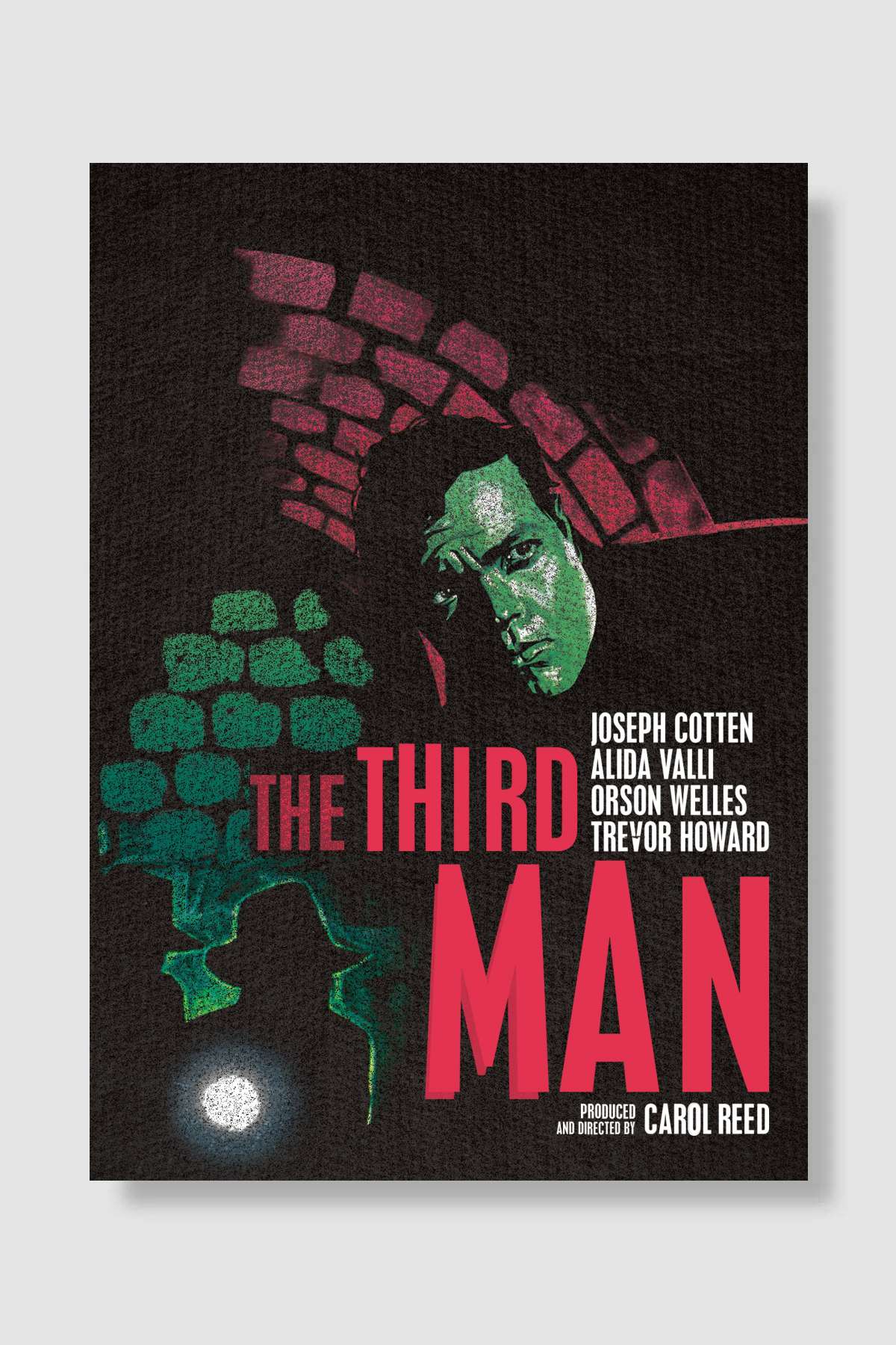 Üçüncü Adam - The Third Man Film Poster Çerçevesiz Yüksek Kalite Film Afiş Duvar Poster