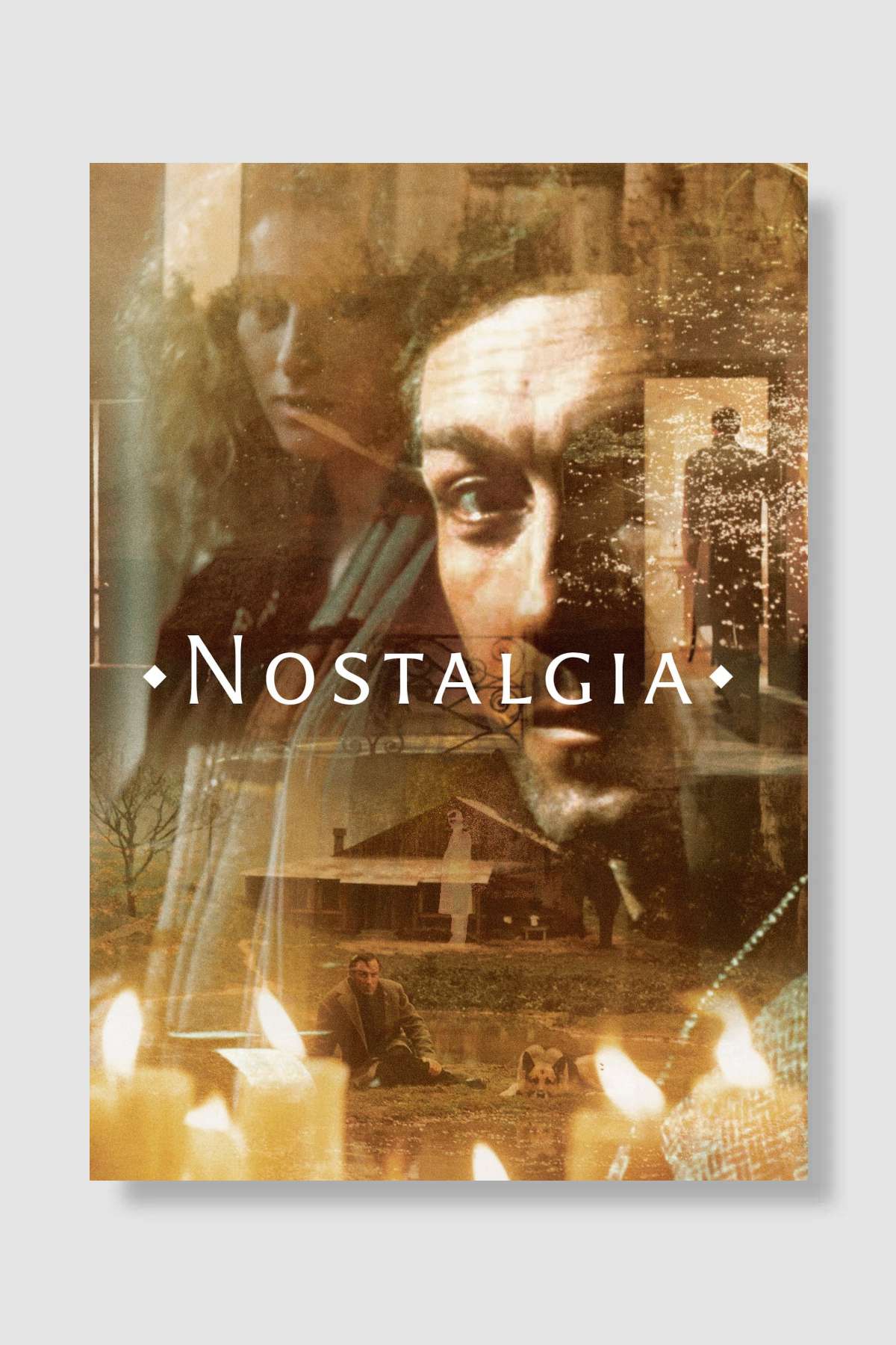Nostalji - Ностальгия Film Poster Çerçevesiz Yüksek Kalite Film Afiş Duvar Poster