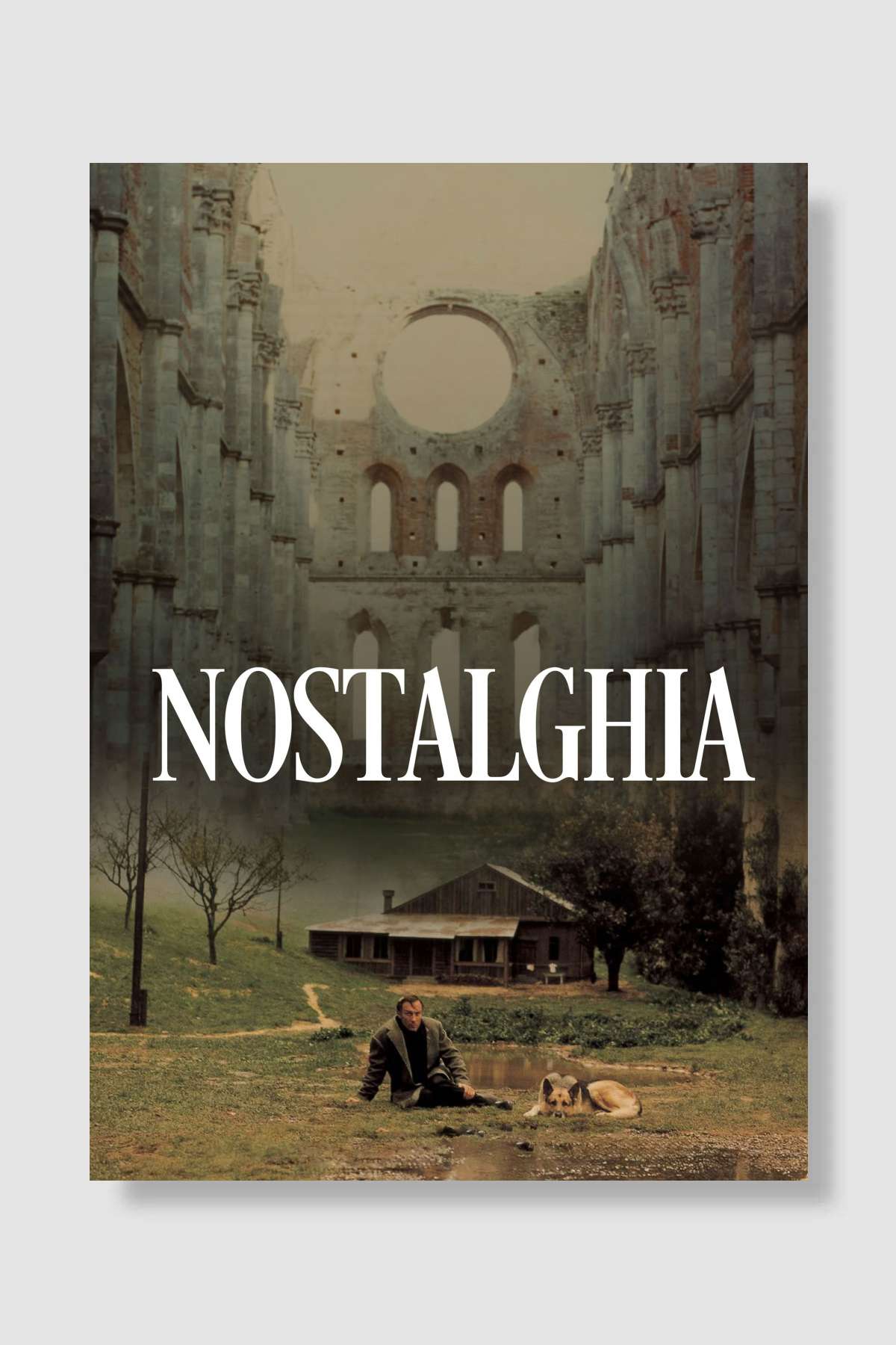 Nostalji - Ностальгия Film Poster Çerçevesiz Yüksek Kalite Film Afiş Duvar Poster