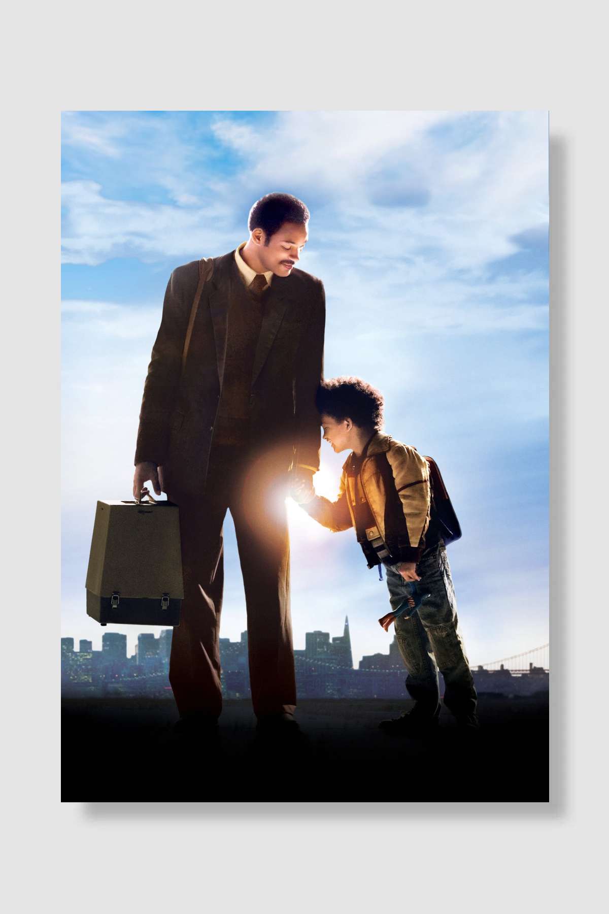 Umudunu Kaybetme - The Pursuit of Happyness Film Poster Çerçevesiz Yüksek Kalite Film Afiş Duvar Poster
