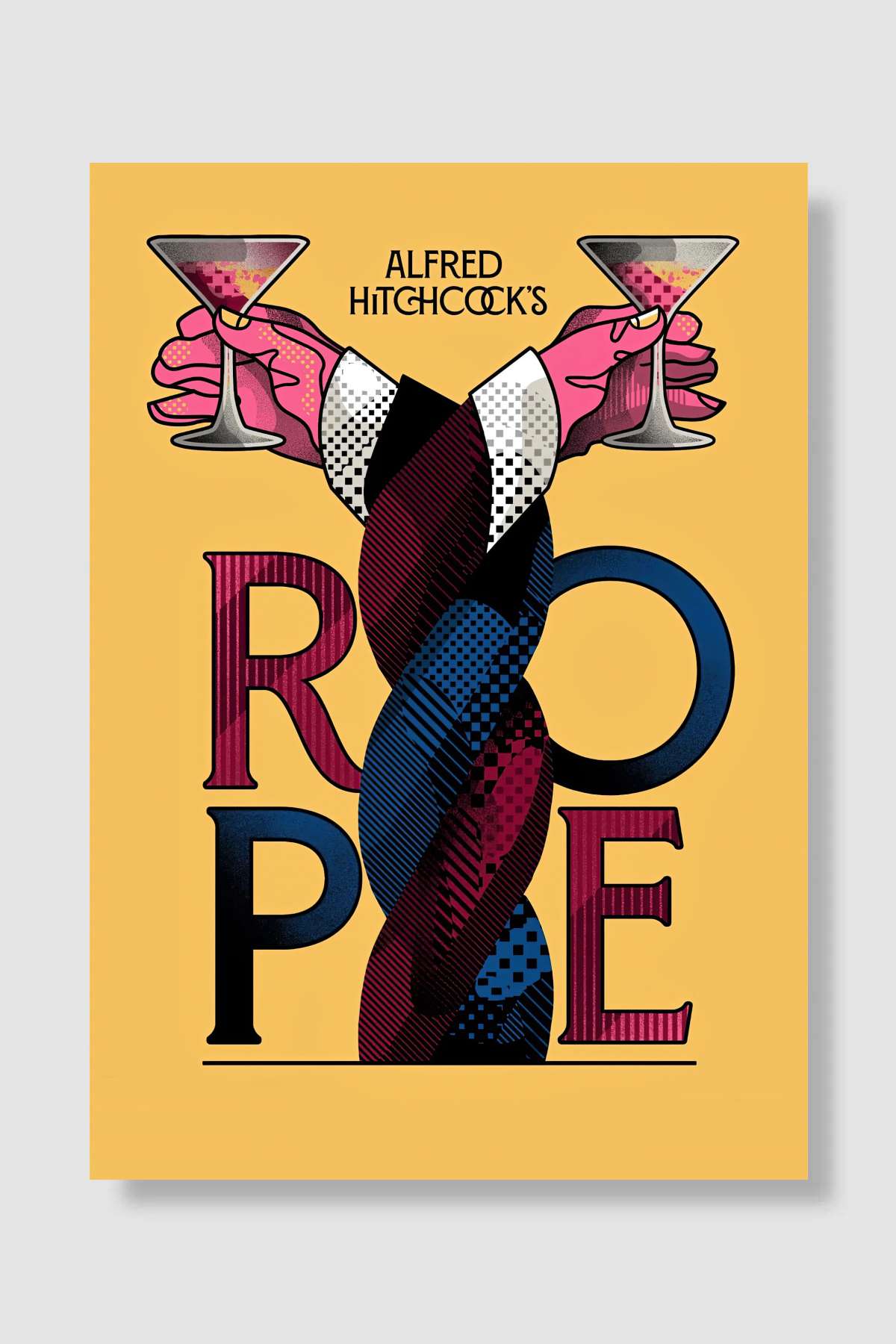 Ölüm Kararı - Rope Film Poster Çerçevesiz Yüksek Kalite Film Afiş Duvar Poster