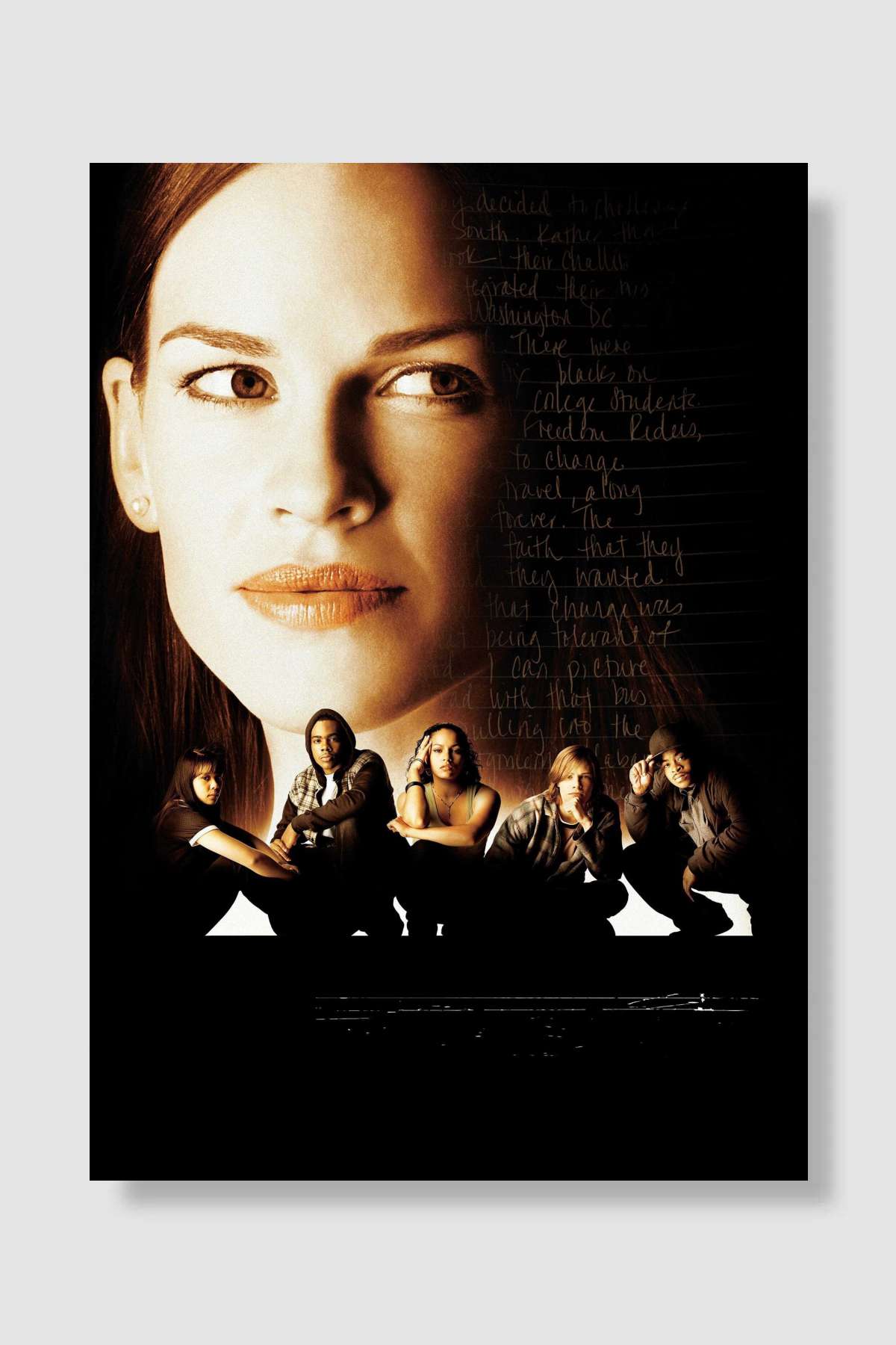 Özgürlük Yazarları - Freedom Writers Film Poster Çerçevesiz Yüksek Kalite Film Afiş Duvar Poster