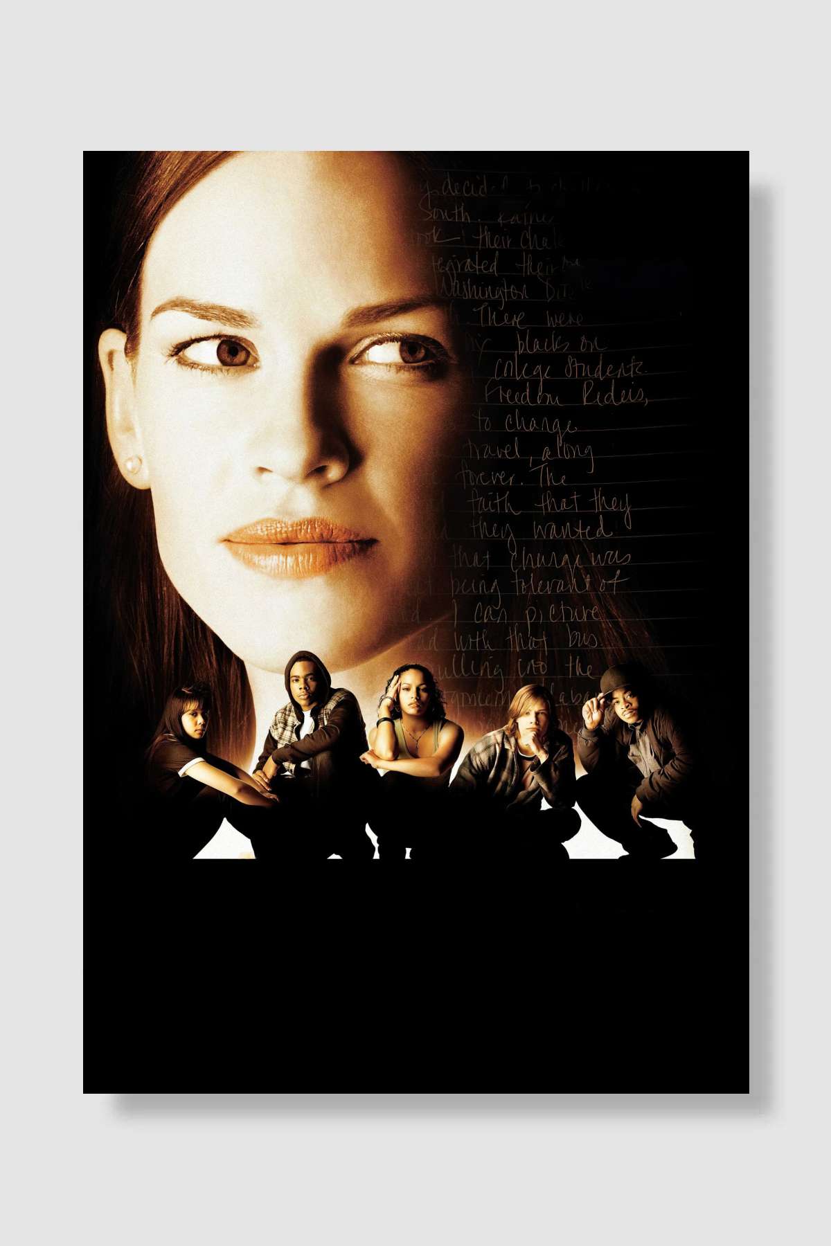Özgürlük Yazarları - Freedom Writers Film Poster Çerçevesiz Yüksek Kalite Film Afiş Duvar Poster