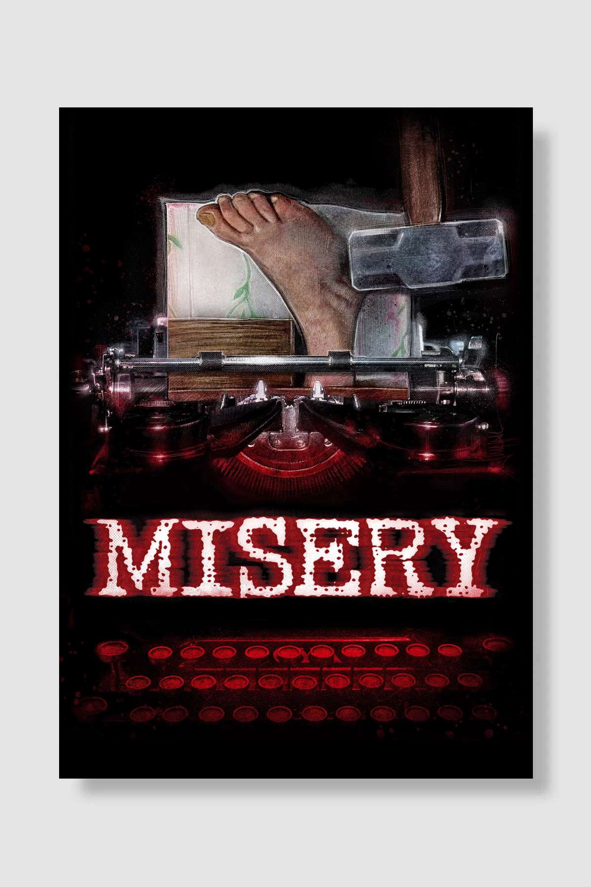 Ölüm Kitabı - Misery Film Poster Çerçevesiz Yüksek Kalite Film Afiş Duvar Poster