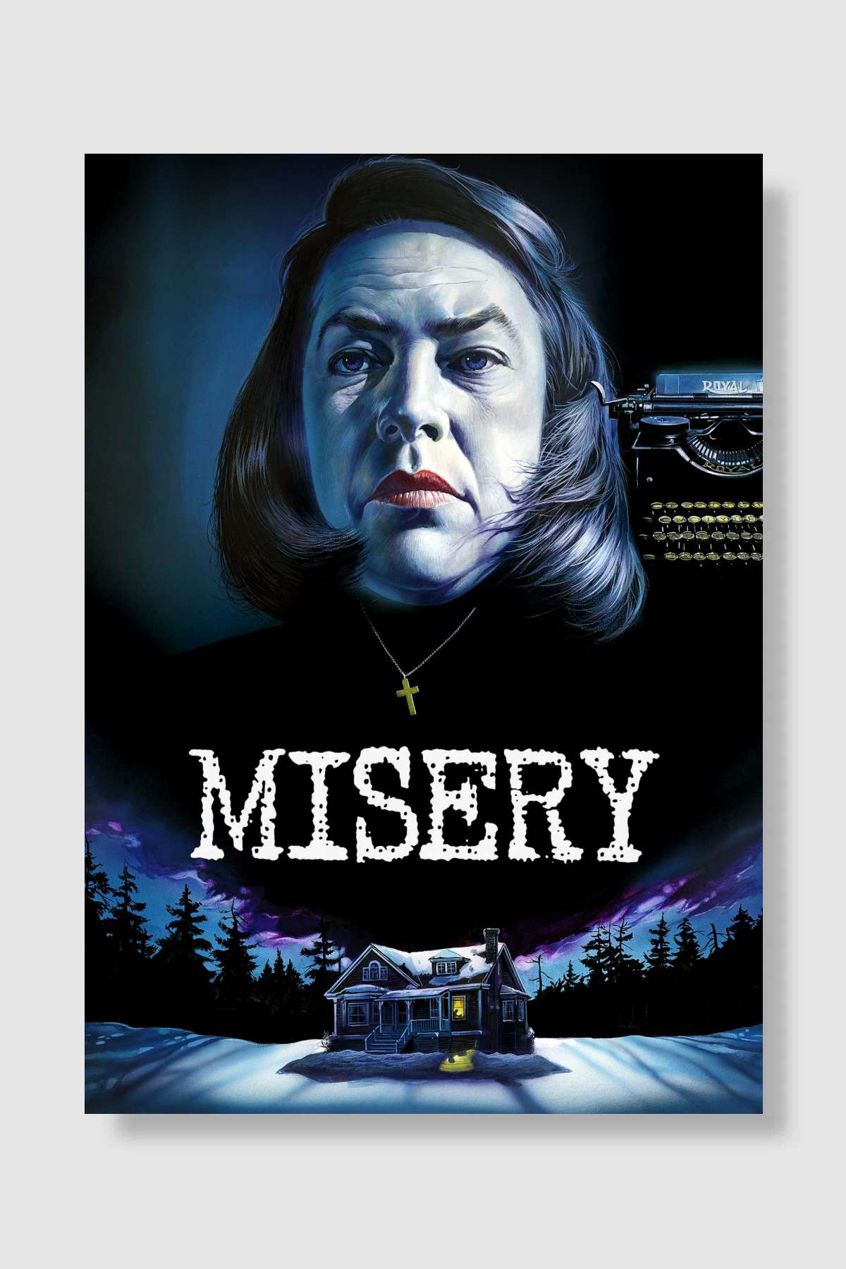 Ölüm Kitabı - Misery Film Poster Çerçevesiz Yüksek Kalite Film Afiş Duvar Poster