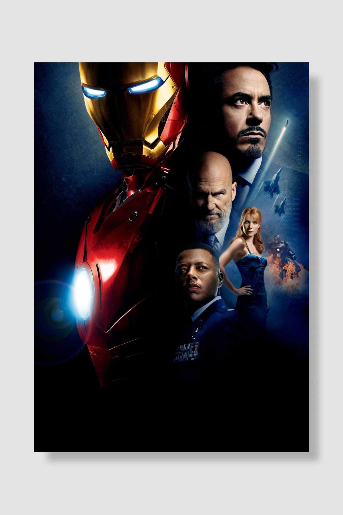 Iron Man Film Poster Çerçevesiz Yüksek Kalite Film Afiş Duvar Poster