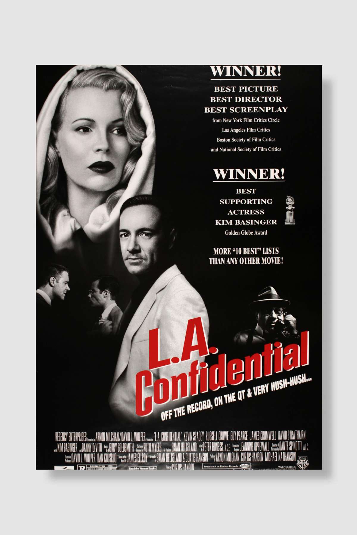 Los Angeles Sırları - L.A. Confidential Film Poster Çerçevesiz Yüksek Kalite Film Afiş Duvar Poster