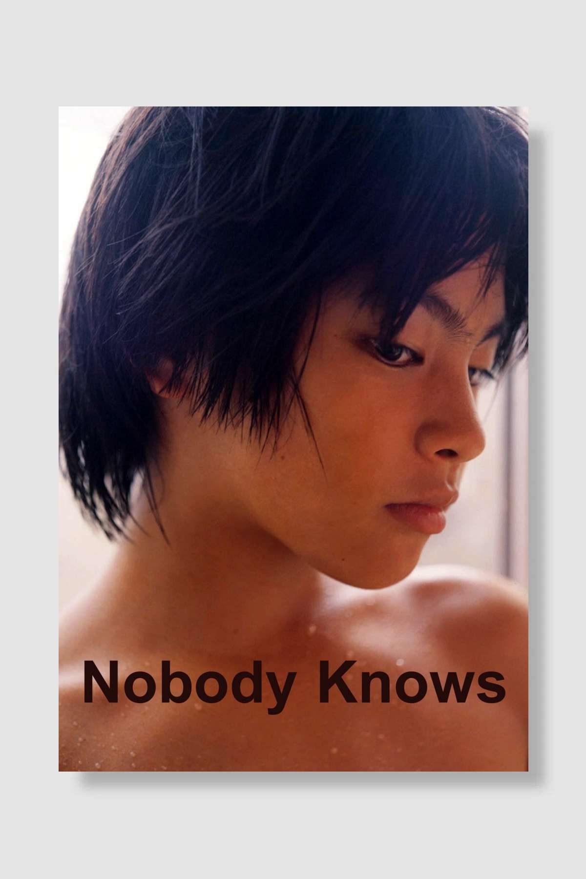 Kimse Farketmiyor - 誰も知らない Film Poster Çerçevesiz Yüksek Kalite Film Afiş Duvar Poster