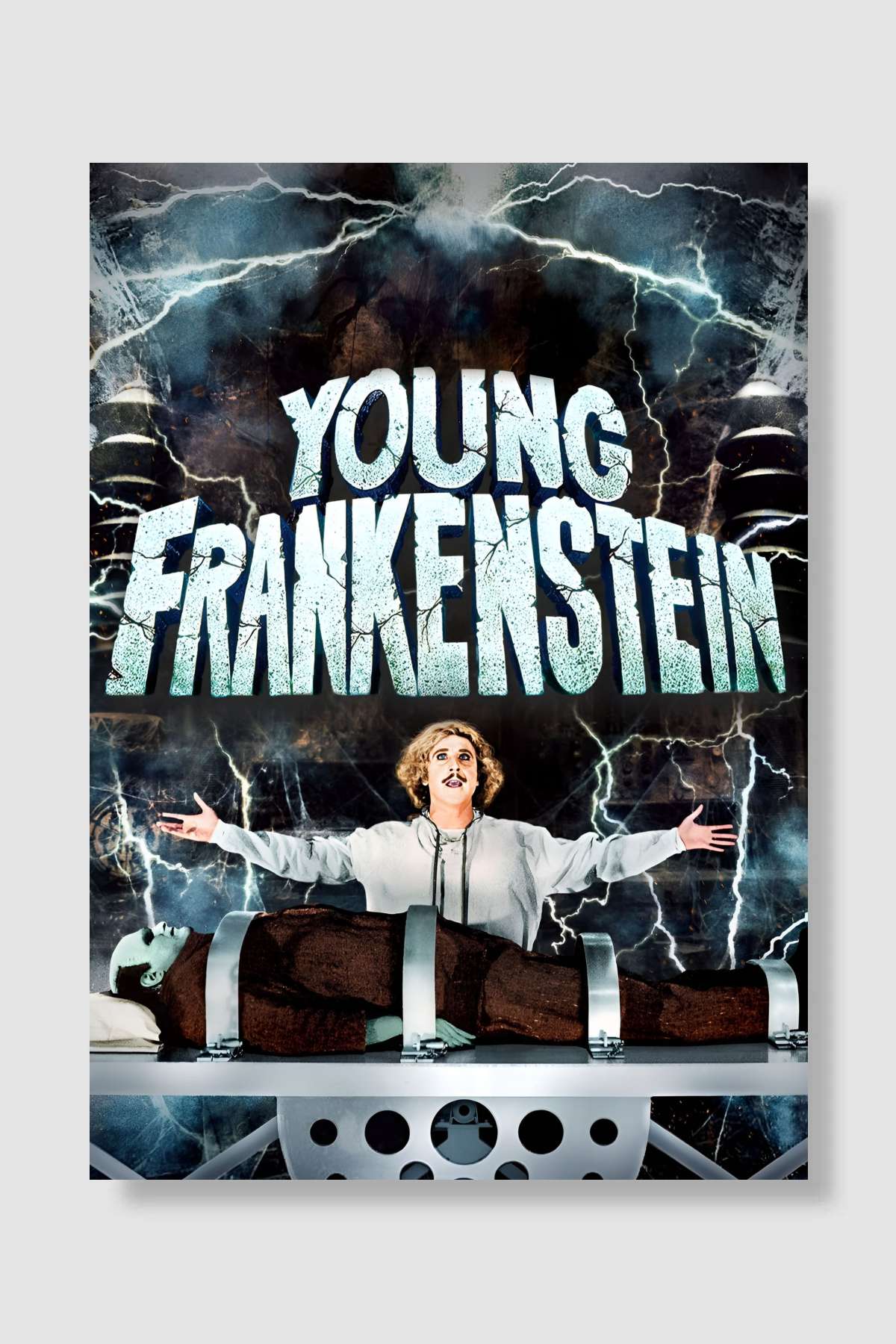 Genç Frankeştayn - Young Frankenstein Film Poster Çerçevesiz Yüksek Kalite Film Afiş Duvar Poster