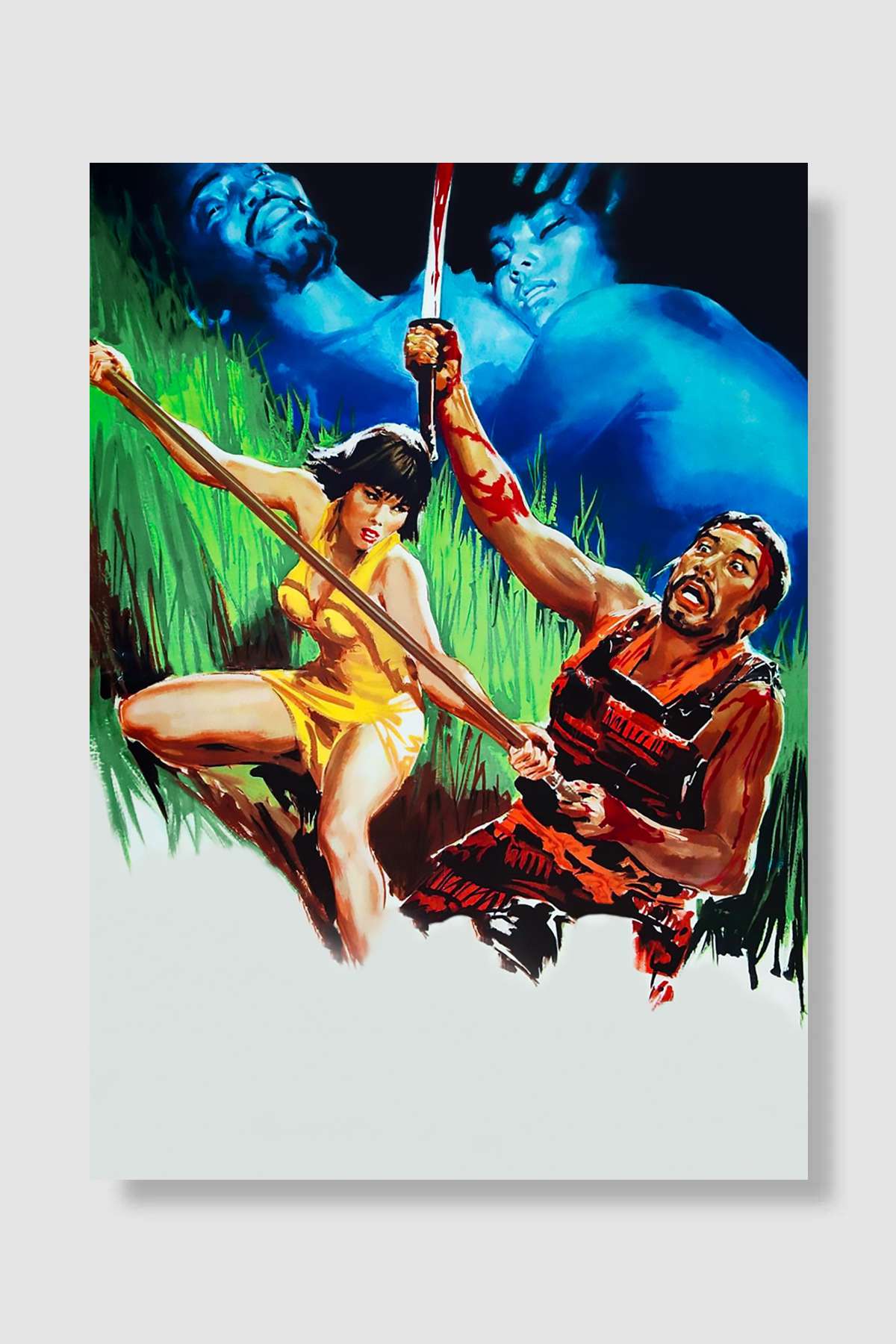 Şeytan Kadın - 鬼婆 Film Poster Çerçevesiz Yüksek Kalite Film Afiş Duvar Poster