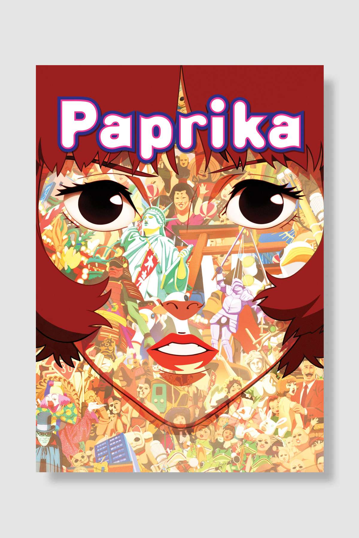 Paprika - パプリカ Film Poster Çerçevesiz Yüksek Kalite Film Afiş Duvar Poster