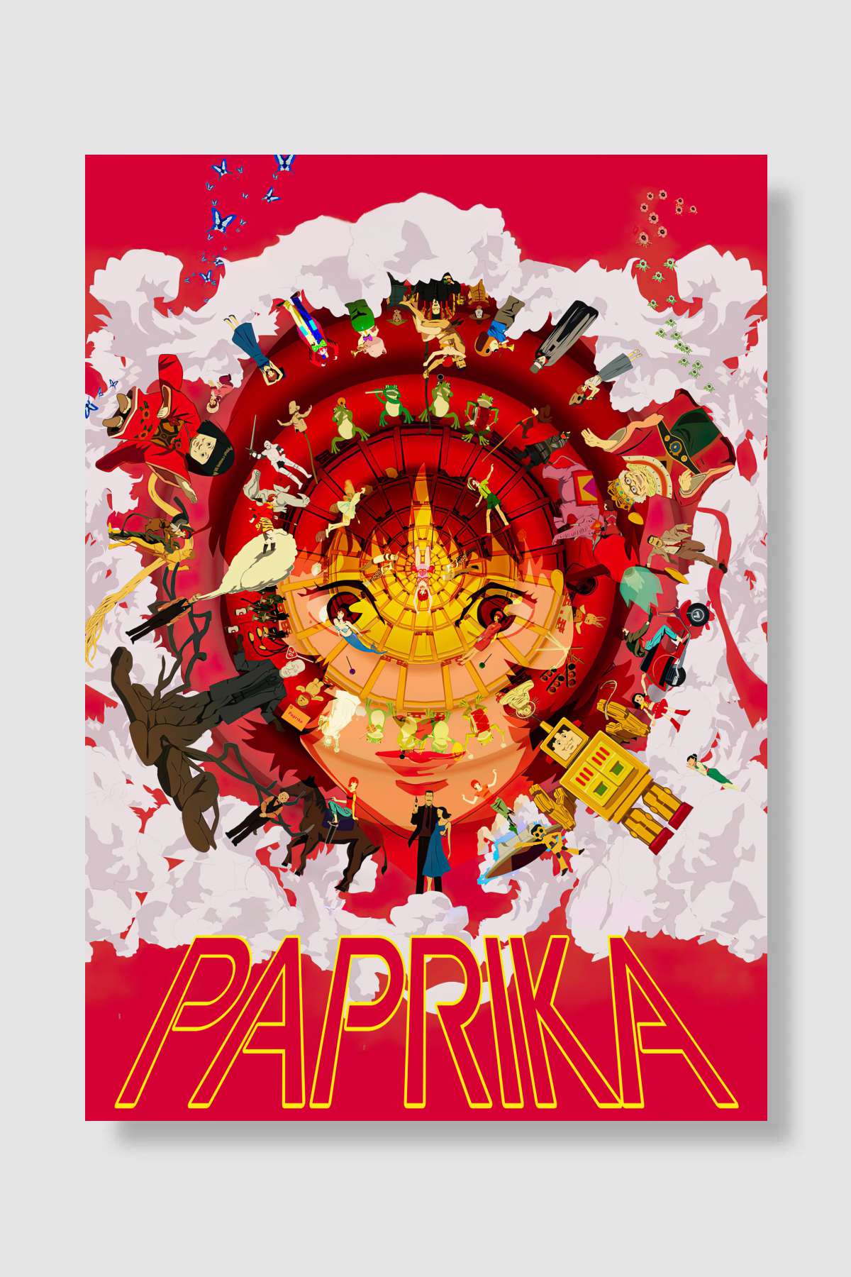Paprika - パプリカ Film Poster Çerçevesiz Yüksek Kalite Film Afiş Duvar Poster