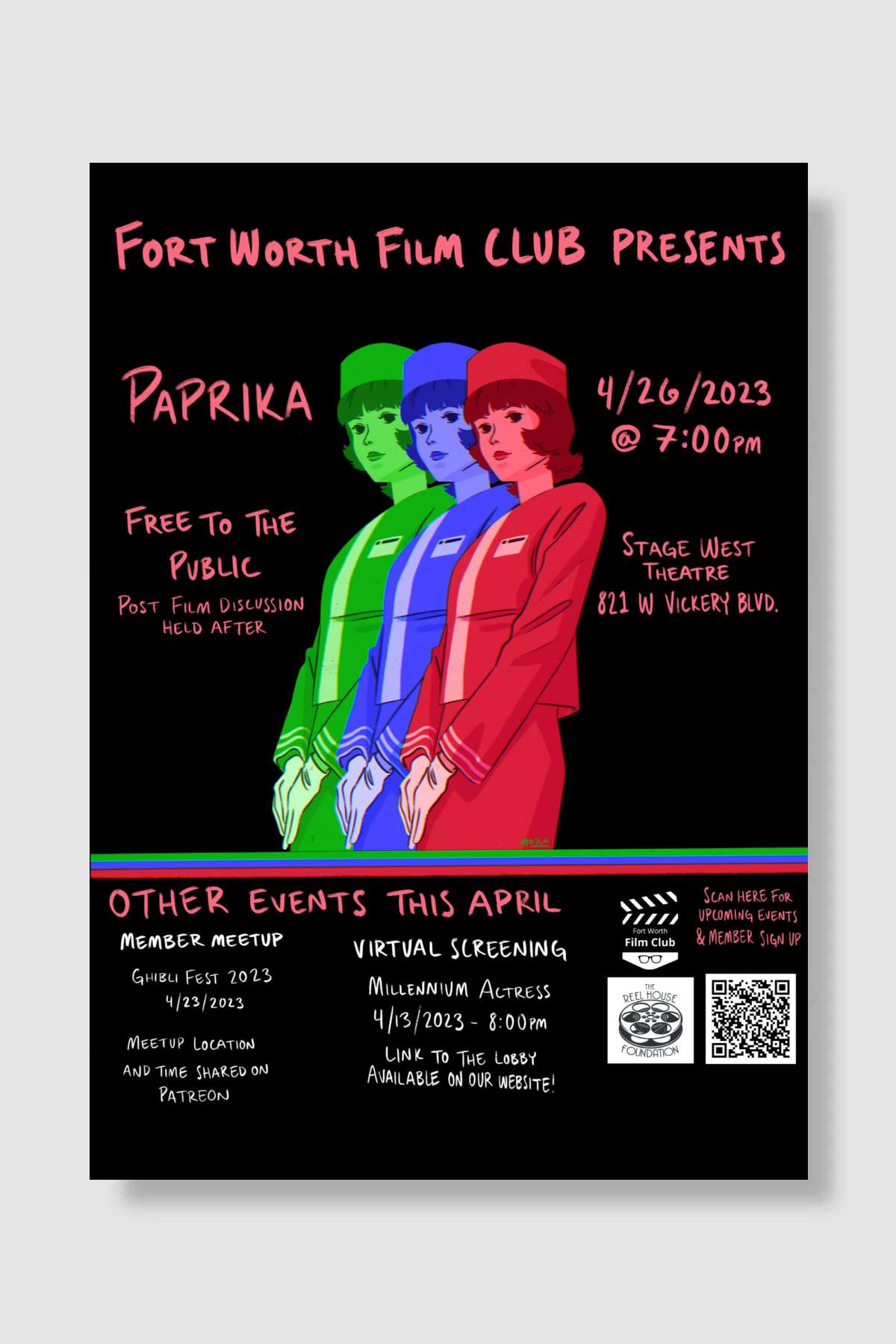 Paprika - パプリカ Film Poster Çerçevesiz Yüksek Kalite Film Afiş Duvar Poster