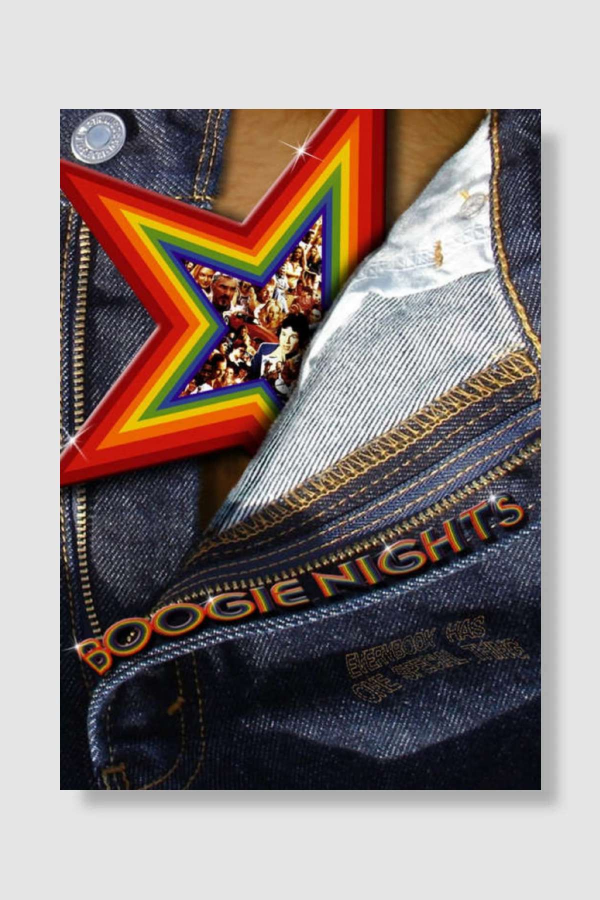 Ateşli Geceler - Boogie Nights Film Poster Çerçevesiz Yüksek Kalite Film Afiş Duvar Poster