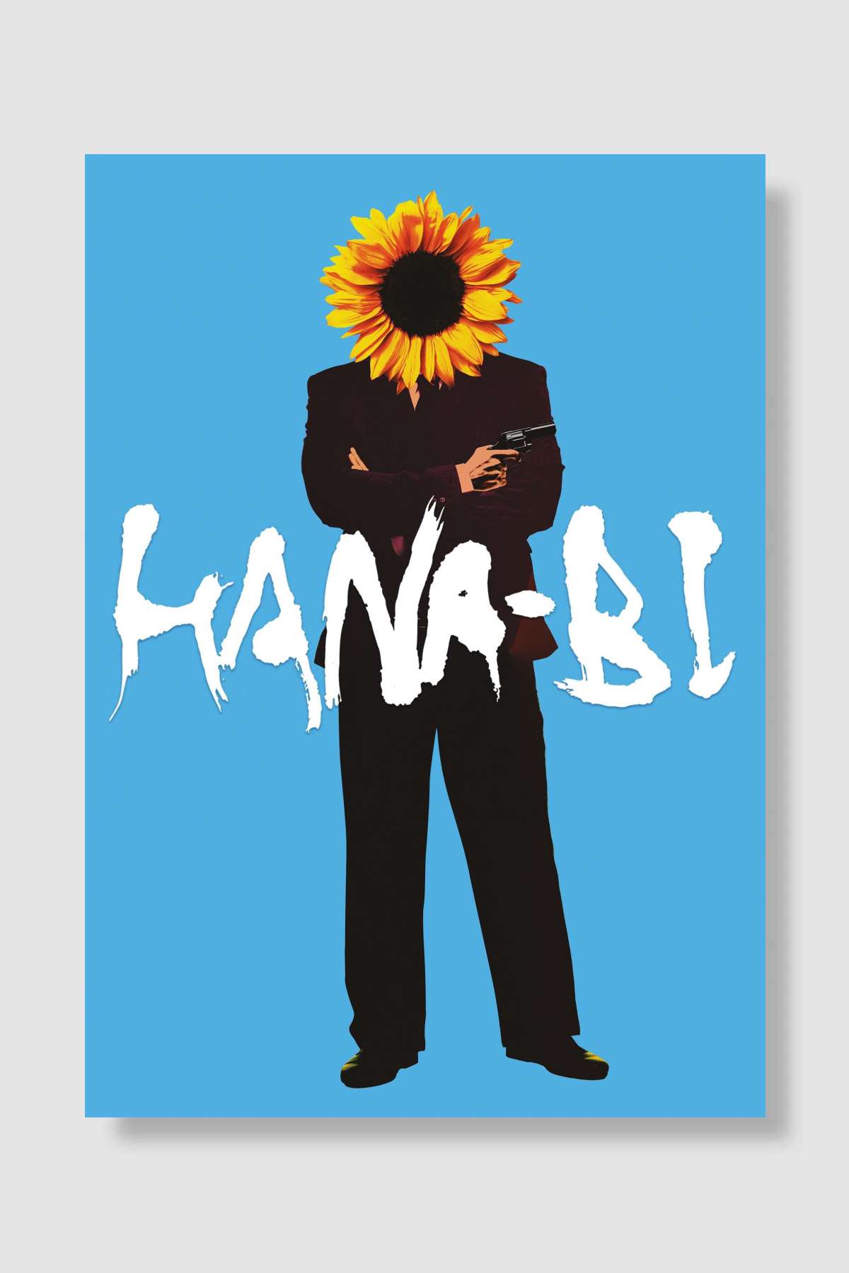 Havai Fişekler - HANA-BI Film Poster Çerçevesiz Yüksek Kalite Film Afiş Duvar Poster