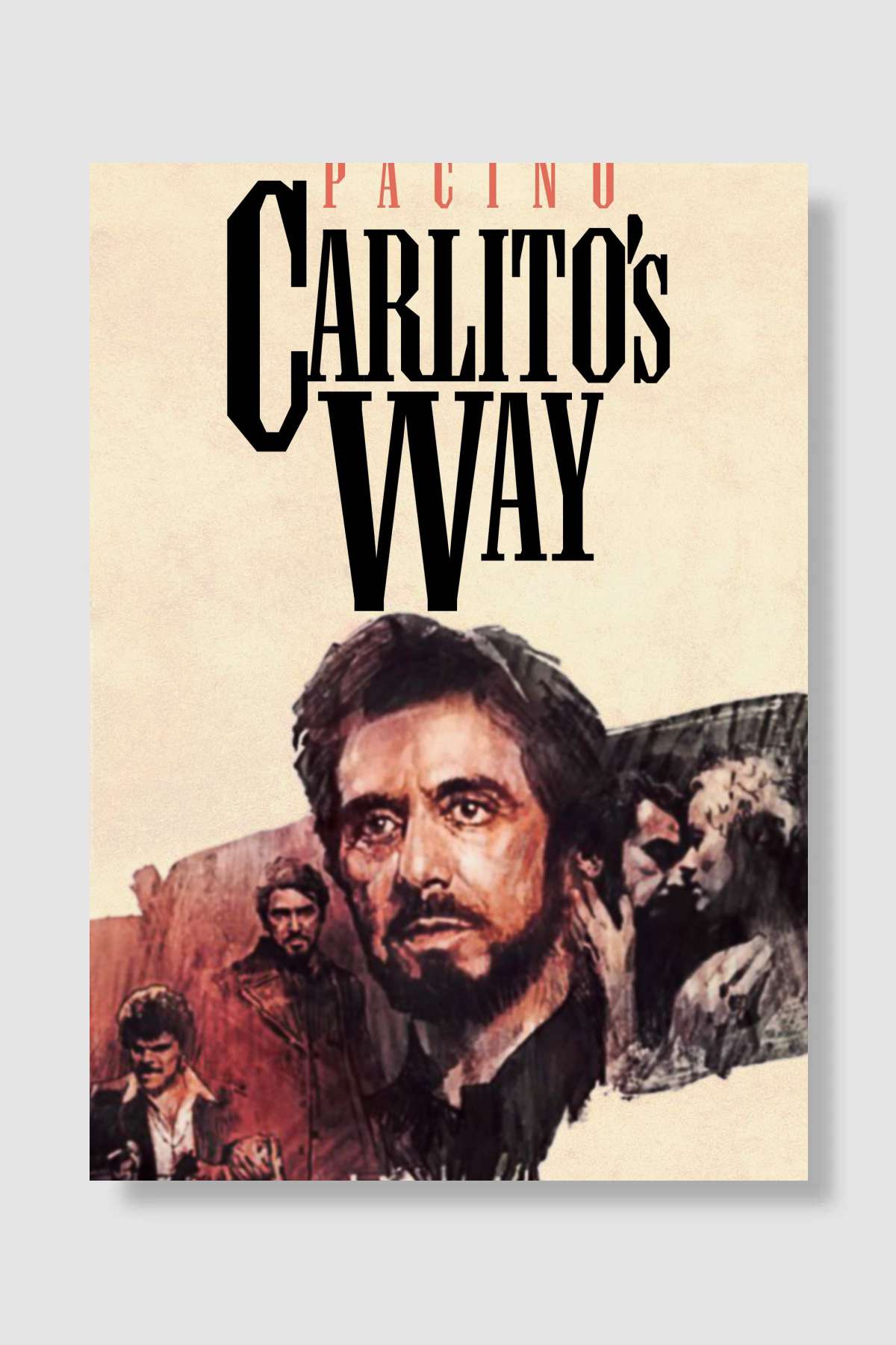 Carlito'nun Yolu - Carlito's Way Film Poster Çerçevesiz Yüksek Kalite Film Afiş Duvar Poster
