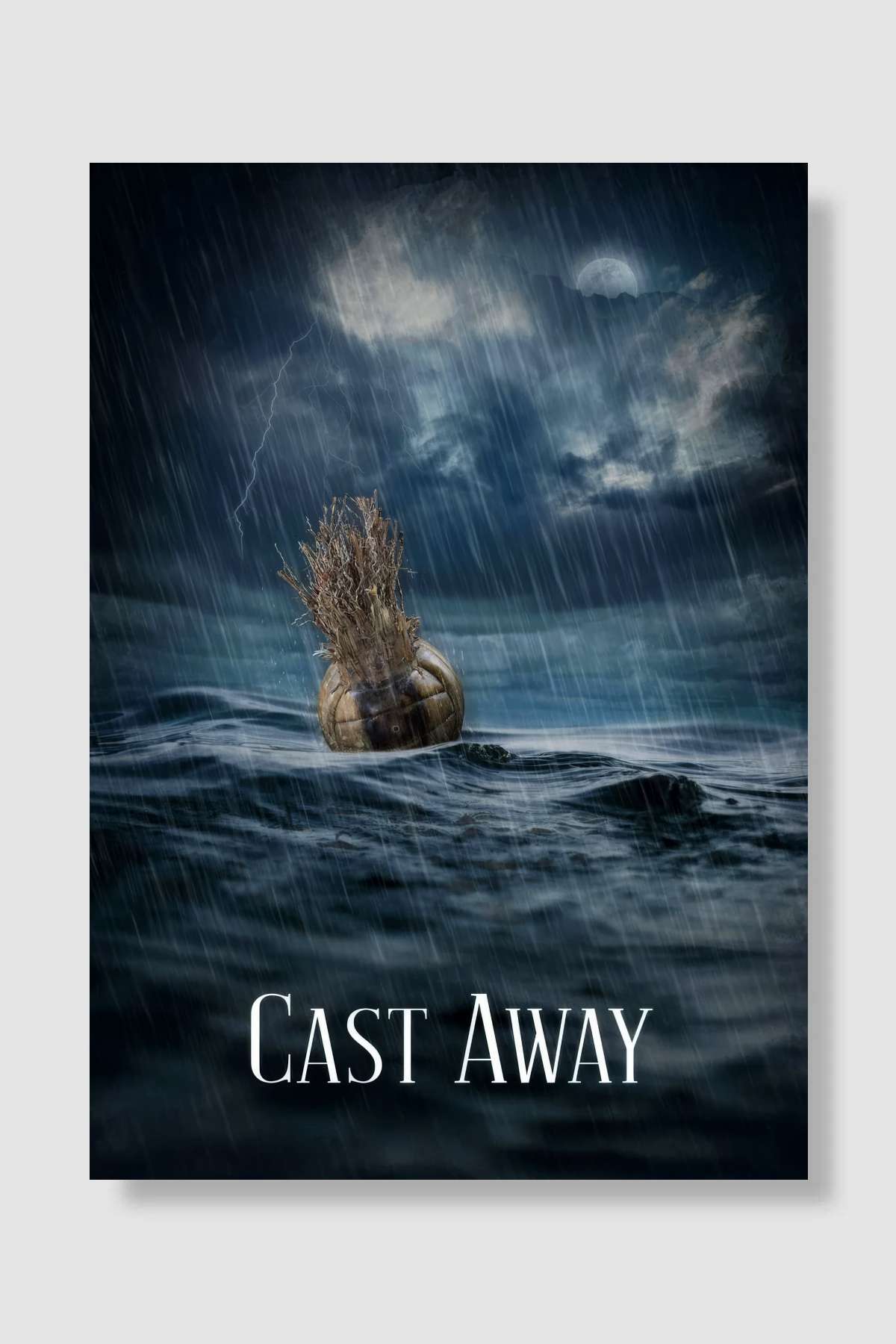 Yeni Hayat - Cast Away Film Poster Çerçevesiz Yüksek Kalite Film Afiş Duvar Poster