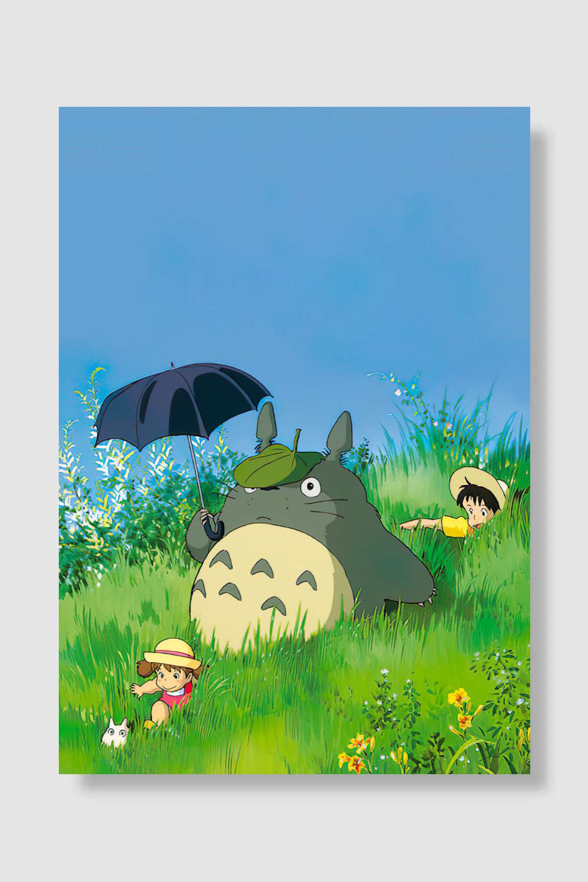 Komşum Totoro - となりのトトロ Film Poster Çerçevesiz Yüksek Kalite Film Afiş Duvar Poster