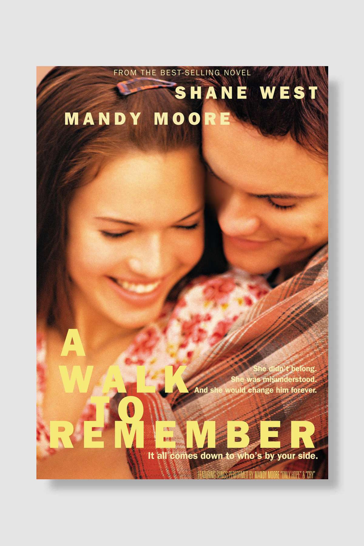 Uzaktaki Anılar - A Walk to Remember Film Poster Çerçevesiz Yüksek Kalite Film Afiş Duvar Poster