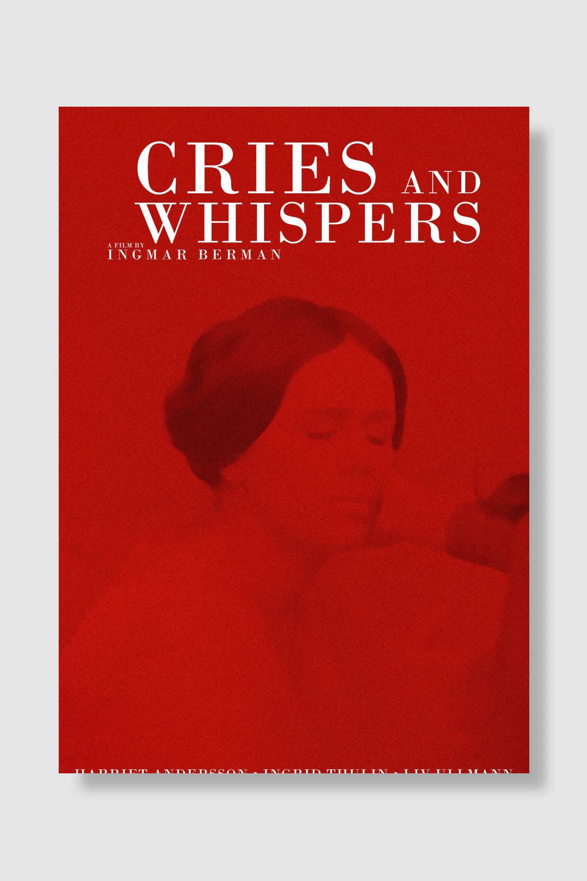 Çığlıklar ve Fısıltılar - Viskningar och rop Film Poster Çerçevesiz Yüksek Kalite Film Afiş Duvar Poster