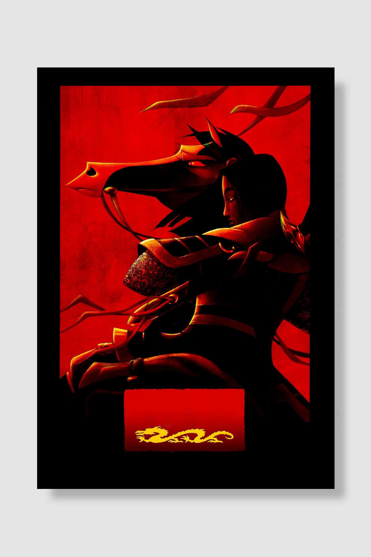 Mulan Film Poster Çerçevesiz Yüksek Kalite Film Afiş Duvar Poster