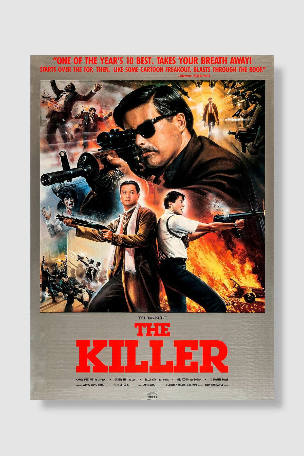 Acımasız Katil - 喋血雙雄 Film Poster Çerçevesiz Yüksek Kalite Film Afiş Duvar Poster