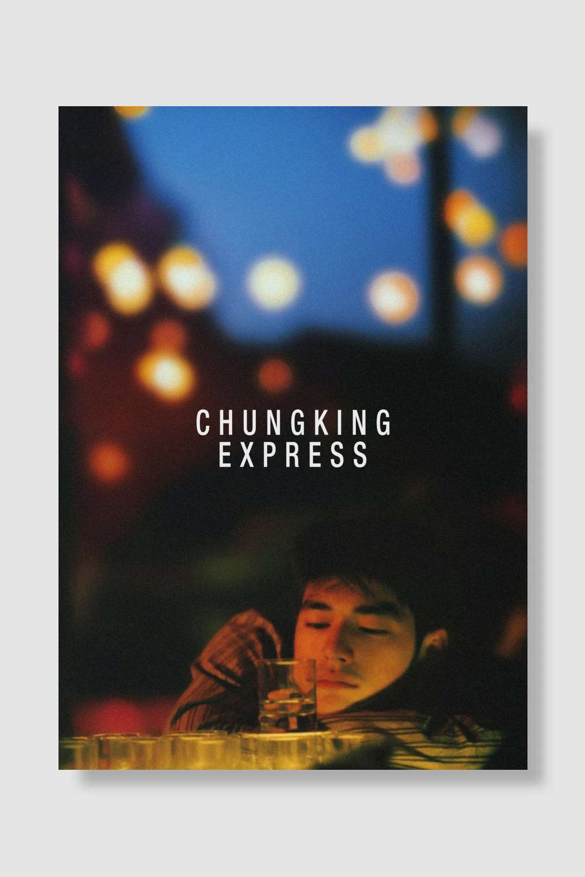 Hong Kong Ekspresi - 重慶森林 Film Poster Çerçevesiz Yüksek Kalite Film Afiş Duvar Poster