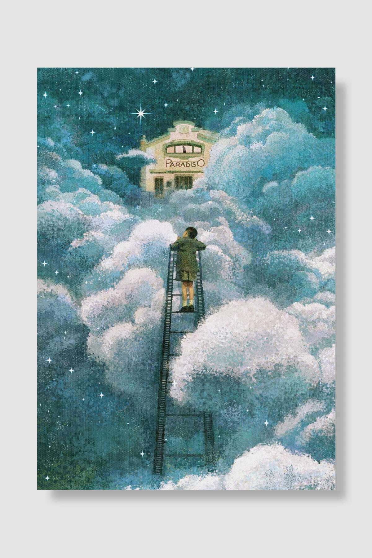 Cennet Sineması - Nuovo Cinema Paradiso Film Poster Çerçevesiz Yüksek Kalite Film Afiş Duvar Poster