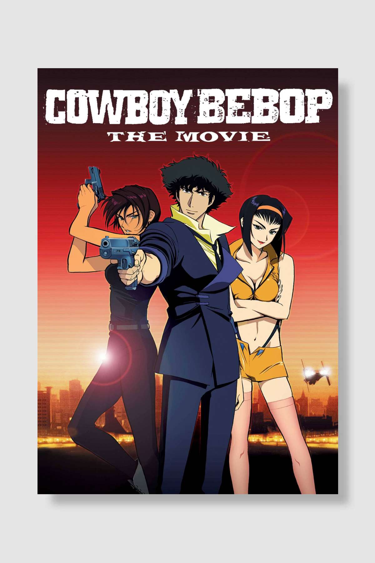 Cowboy Bebop Cennet Kapısı - カウボーイビバップ 天国の扉 Film Poster Çerçevesiz Yüksek Kalite Film Afiş Duvar Poster
