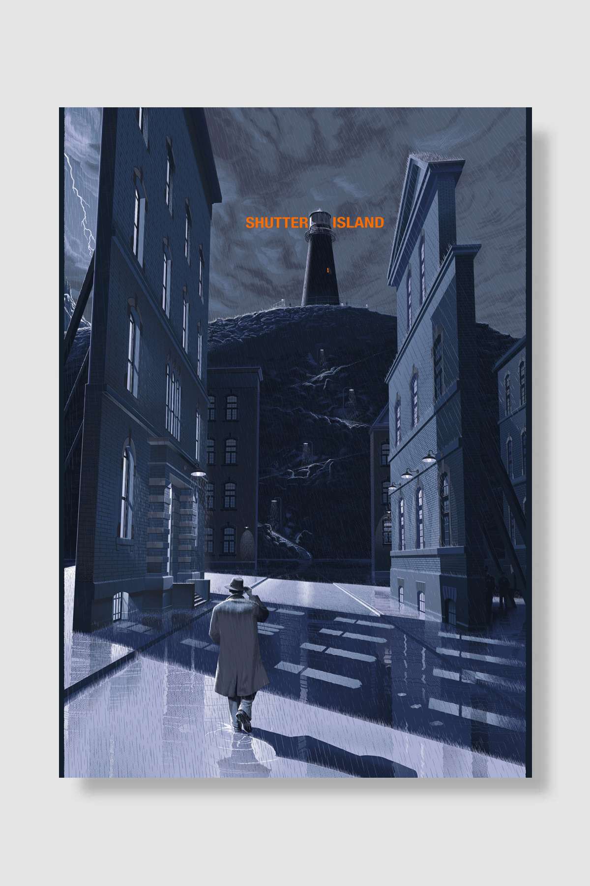 Zindan Adası - Shutter Island Film Poster Çerçevesiz Yüksek Kalite Film Afiş Duvar Poster