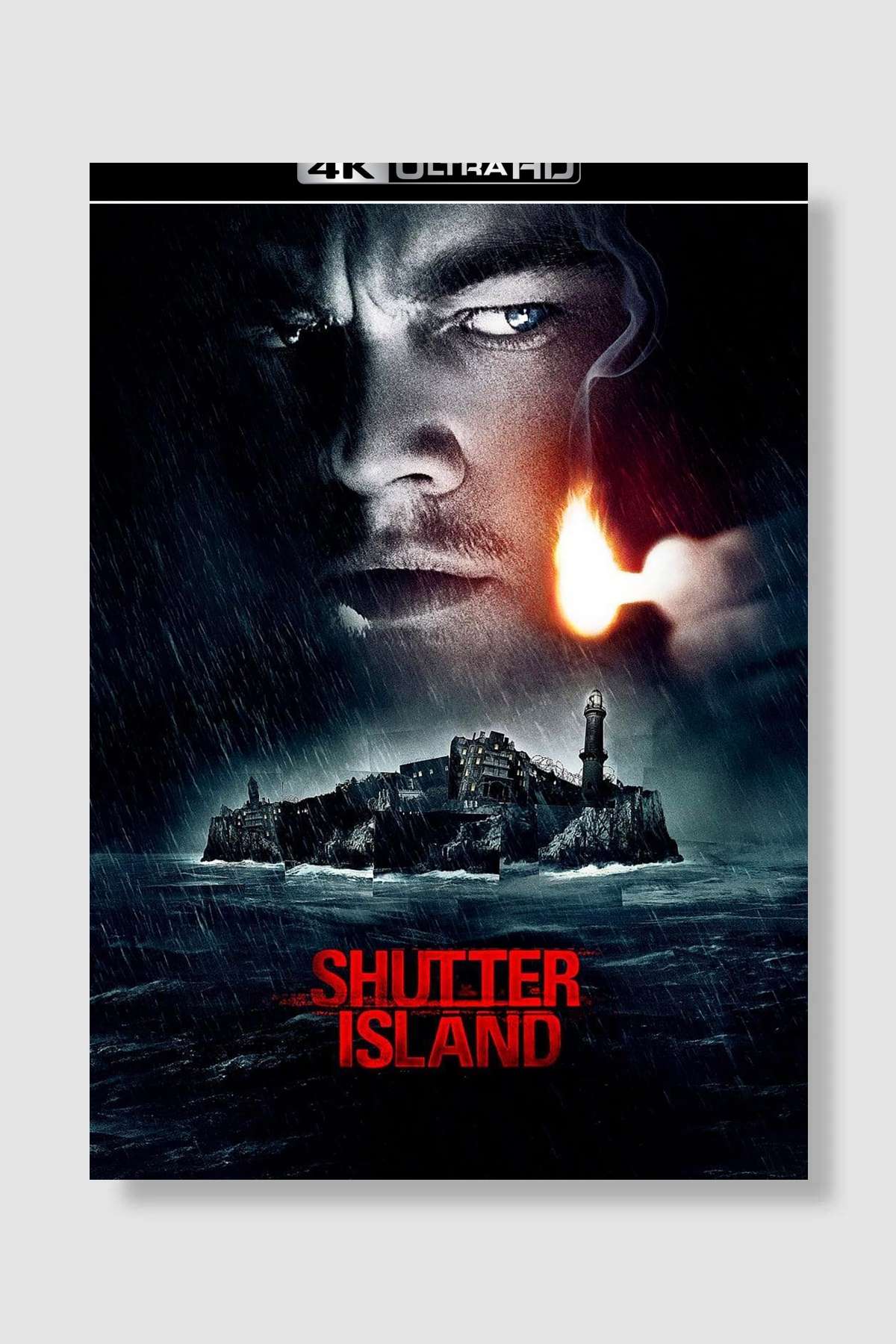 Zindan Adası - Shutter Island Film Poster Çerçevesiz Yüksek Kalite Film Afiş Duvar Poster