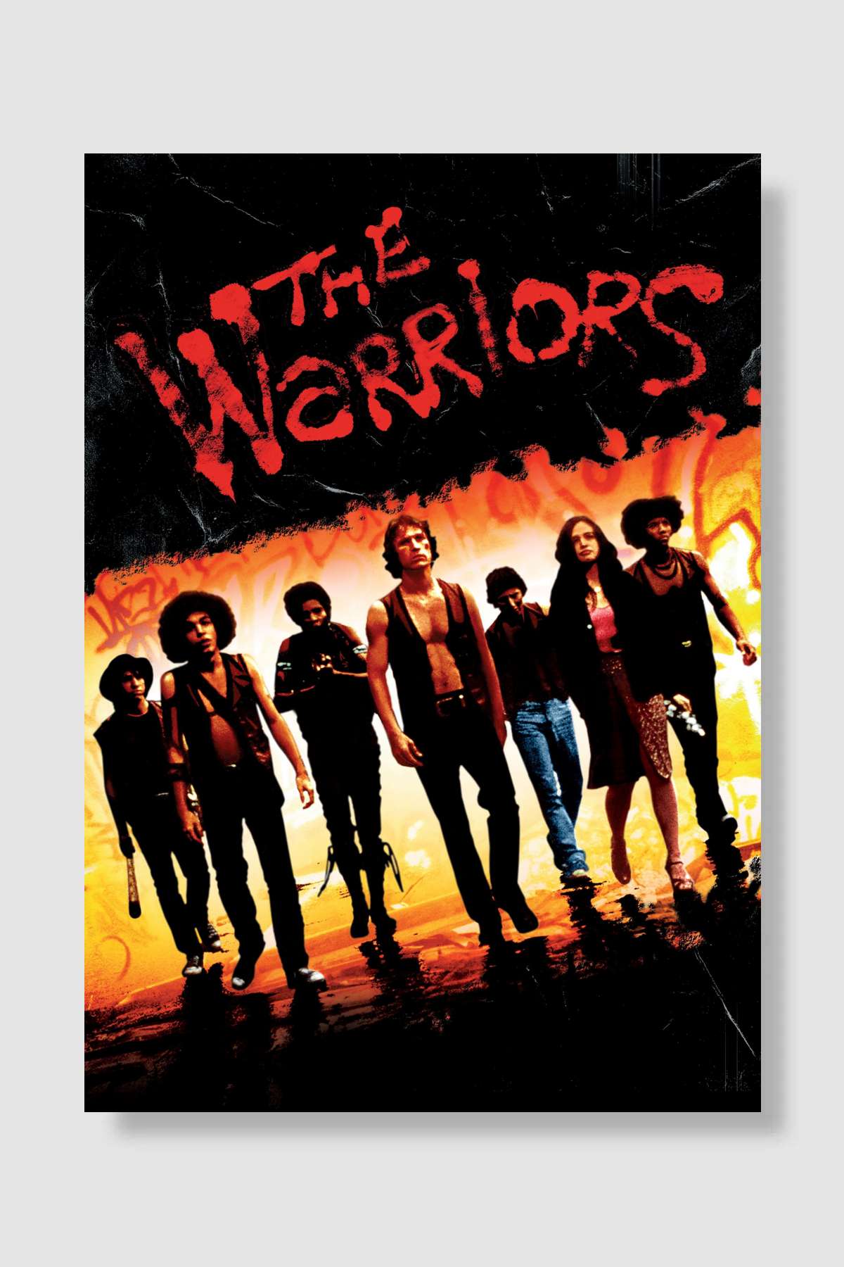Savaşçılar - The Warriors Film Poster Çerçevesiz Yüksek Kalite Film Afiş Duvar Poster